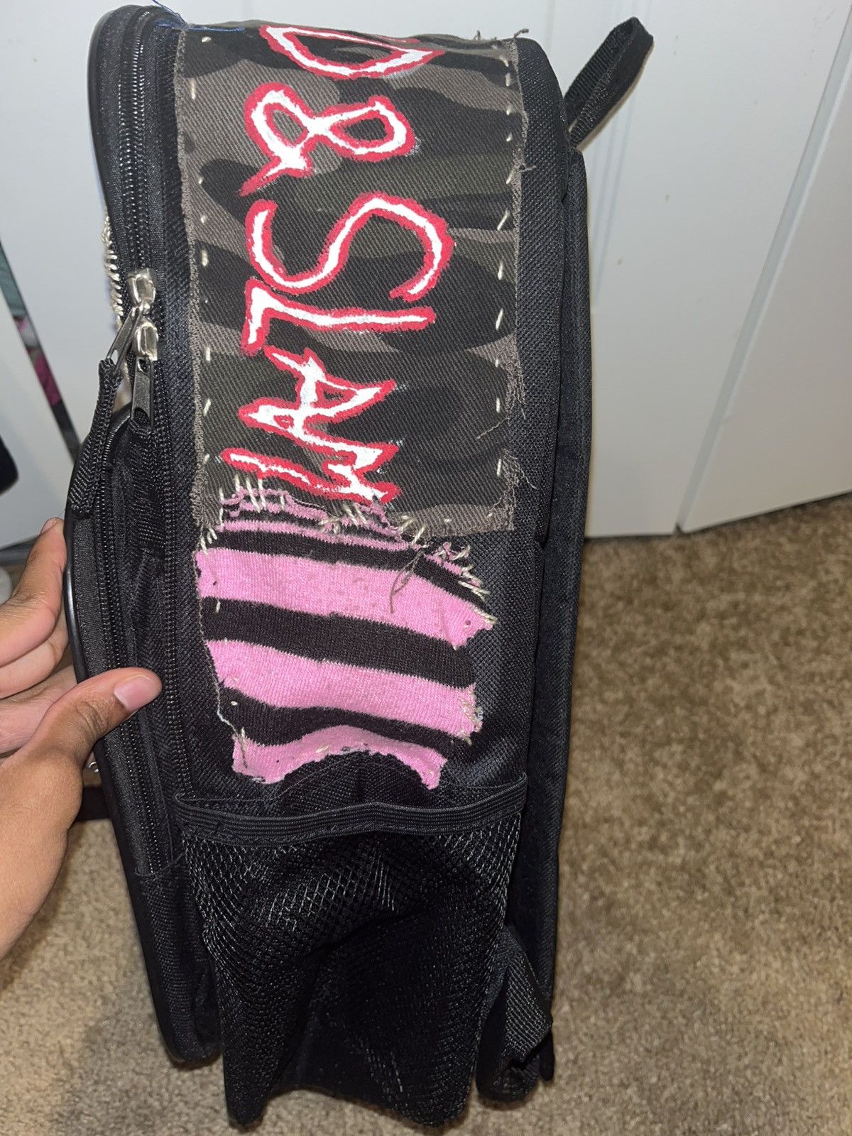 Other OOAK Grindcore/Slam metal Custom Backpack Size ONE SIZE - 4 Thumbnail