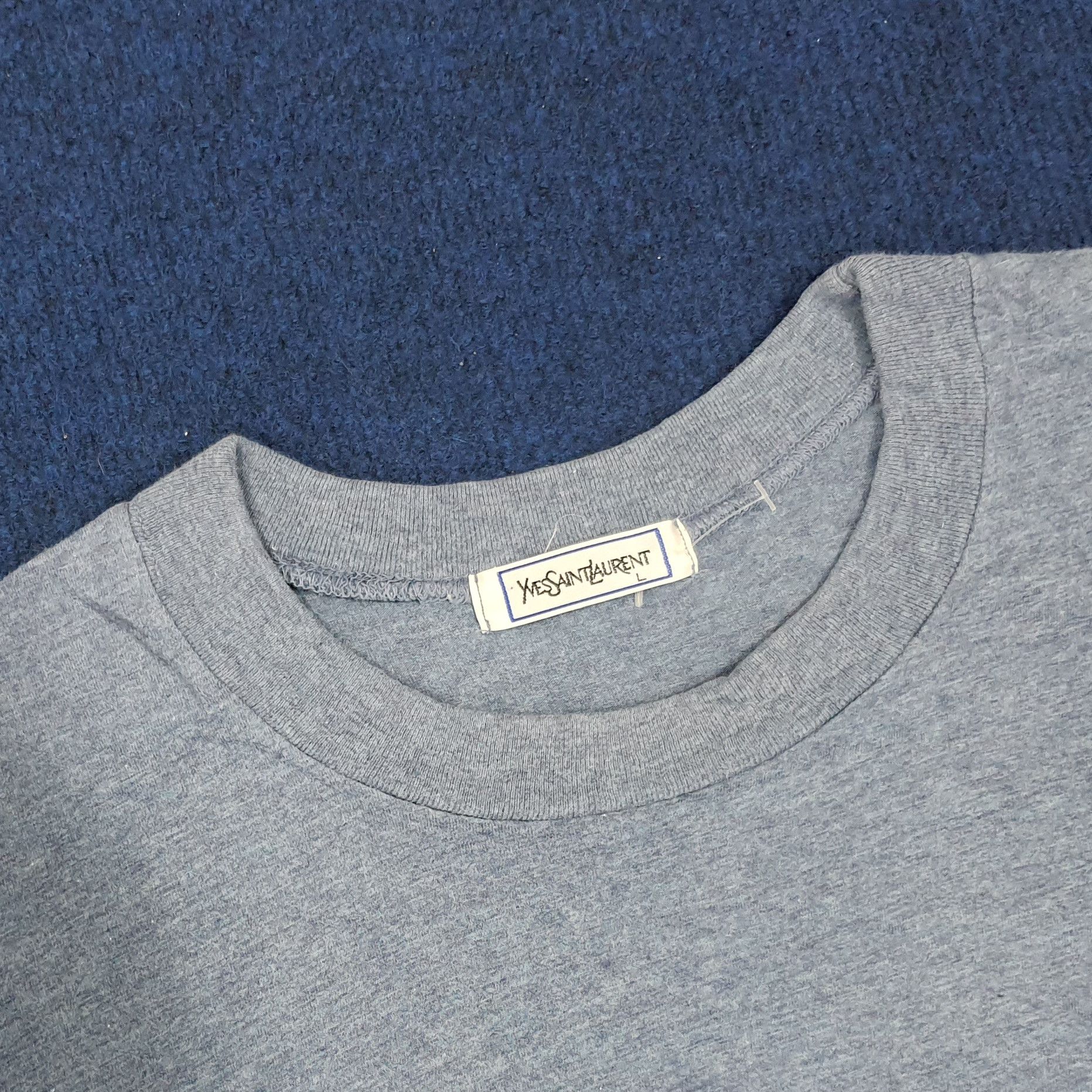 Vintage × Yves Saint Laurent Vintage Yves Saint Laurent YSL Designer Tshirt Size US M / EU 48-50 / 2 - 4 Thumbnail