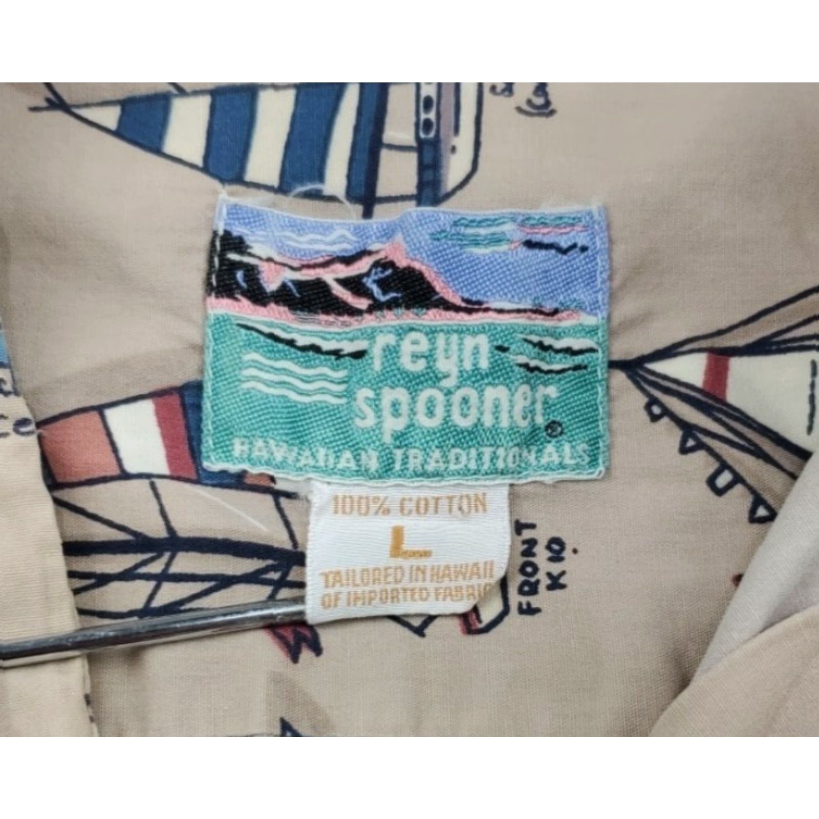Reyn Spooner VINTAGE Reyn Spooner Shirt Men's L Large Hawaiian Traditionals Sailboats All Over Print Size US L / EU 52-54 / 3 - 5 Thumbnail