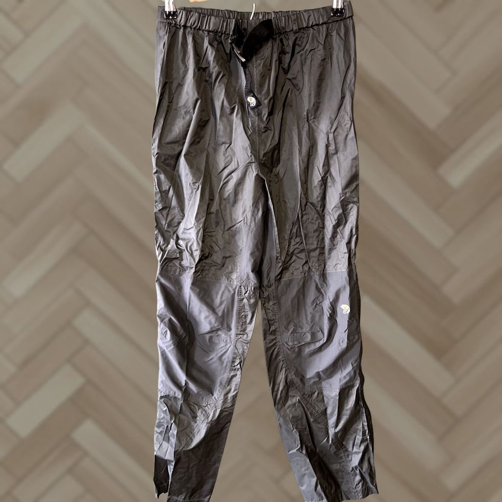 Mountain Hardwear Mountain Hardwear Pants Women Small Gray Conduit DT Side Zip Snow Pants Pockets Water Resistant Hiking Skiing Size 28" / US 6 / IT 42 - 1 Thumbnail
