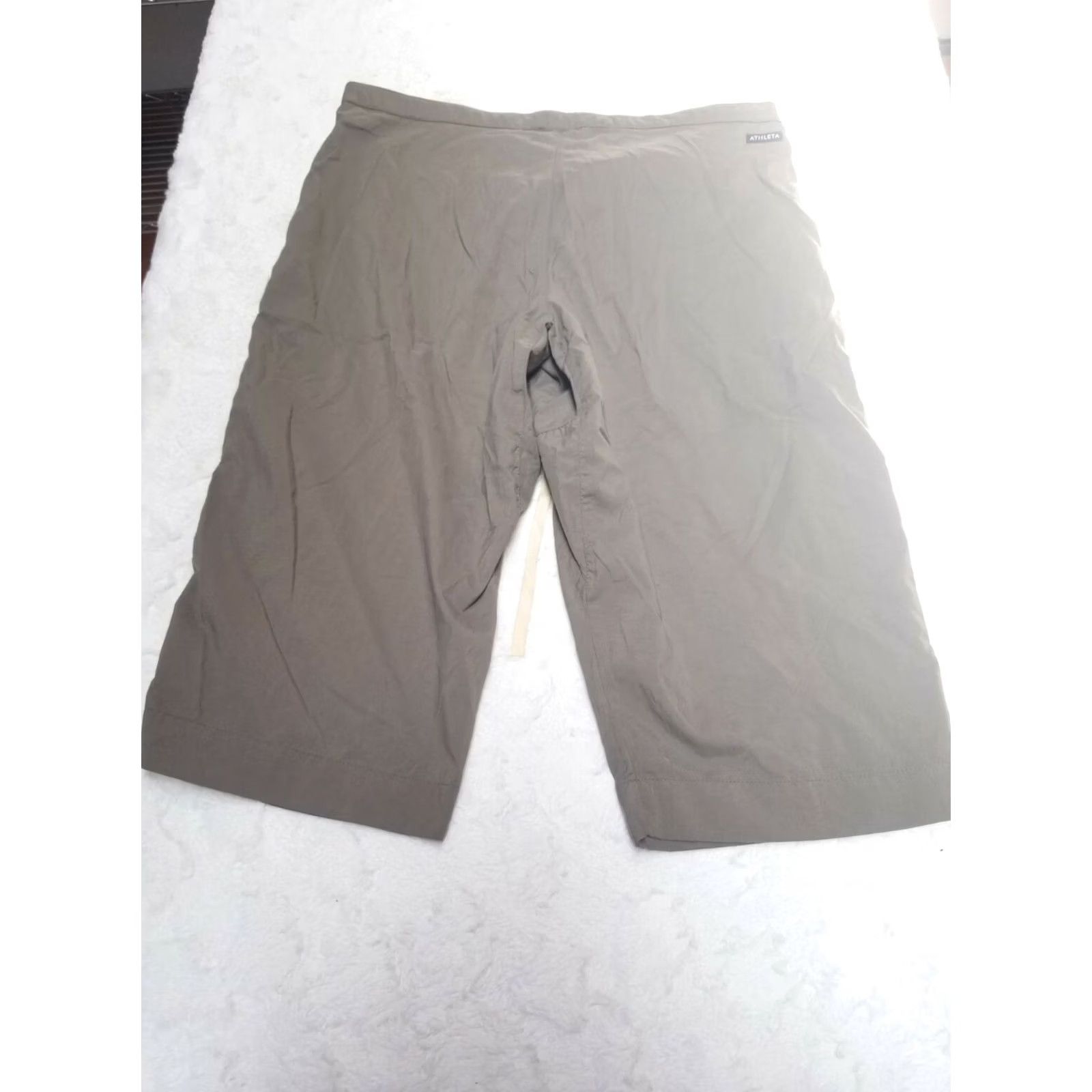 Athleta Athleta Womens Activewear Cropped Capri Pants Button Fly Drawstring Medium Brown Size 32" / US 10 / IT 46 - 3 Thumbnail