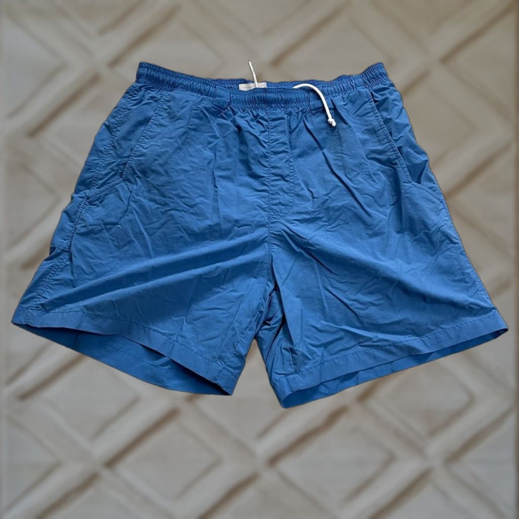 Vintage Columbia PFG Backcast Water Shorts Mens Small Blue Nylon Elastic Waist Shorts Mens Blue Nylon Backcast PFG Beach Size US 29 - 1 Thumbnail