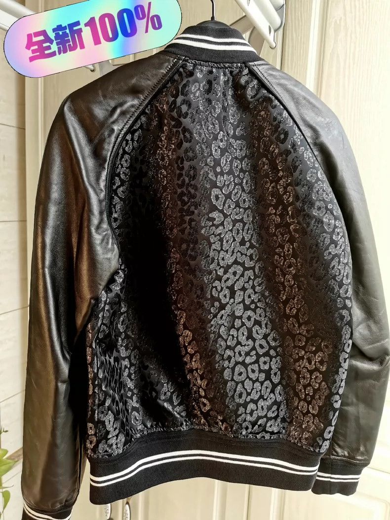Alexander McQueen Alexander McQUEEN Sheepskin sleeves woven leopard print jac Size US S / EU 44-46 / 1 - 2 Thumbnail