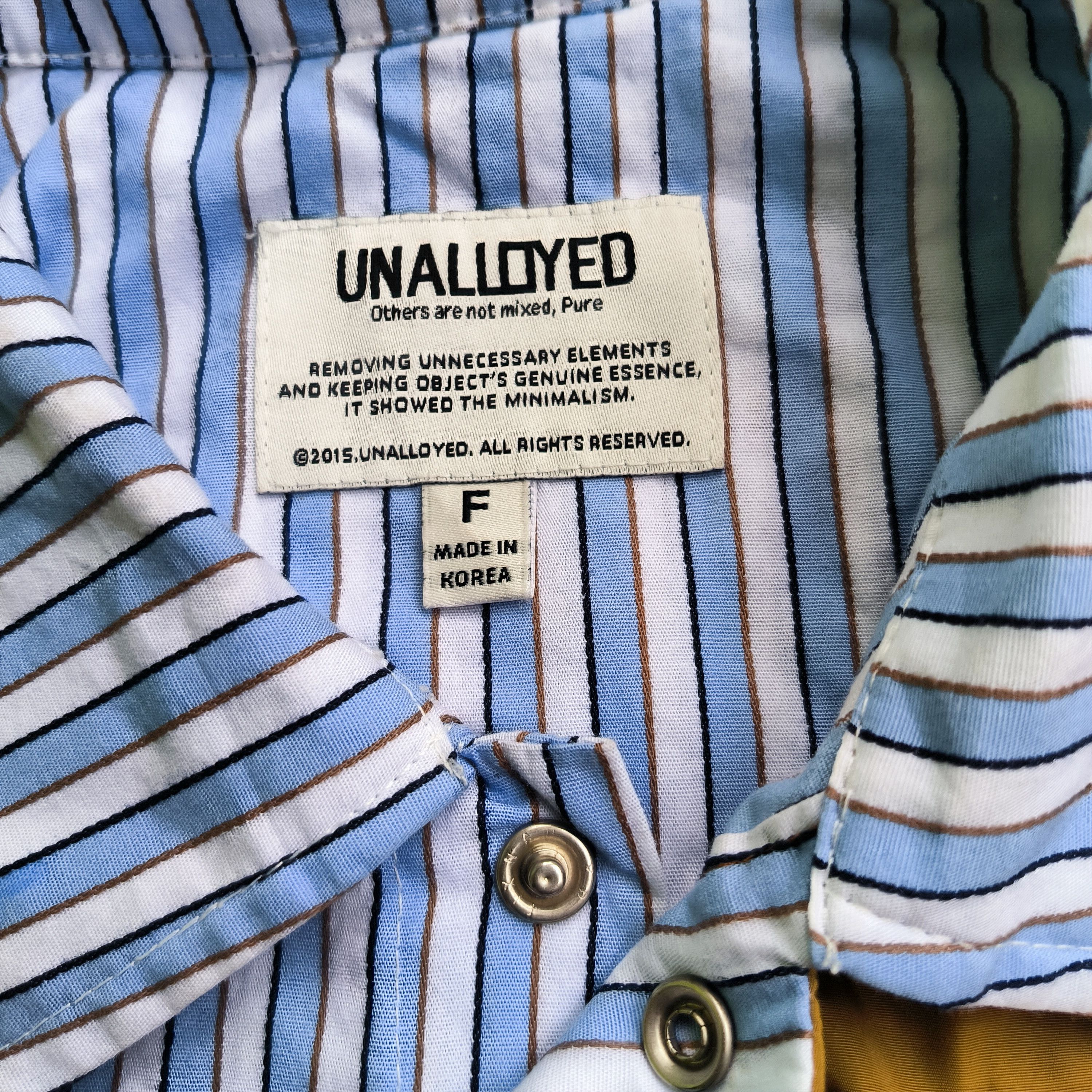 Japanese Brand UNALLOYED Hybrid Button Shirts Size US L / EU 52-54 / 3 - 4 Thumbnail