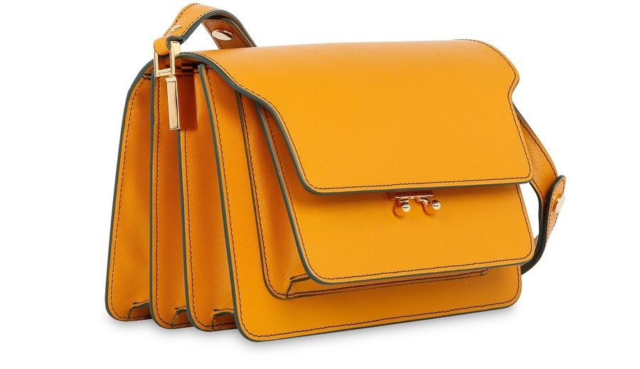 Marni oc11z0525 Size: OS/Trunk Bag In Smooth Calfskin in Orange Size ONE SIZE - 3 Thumbnail