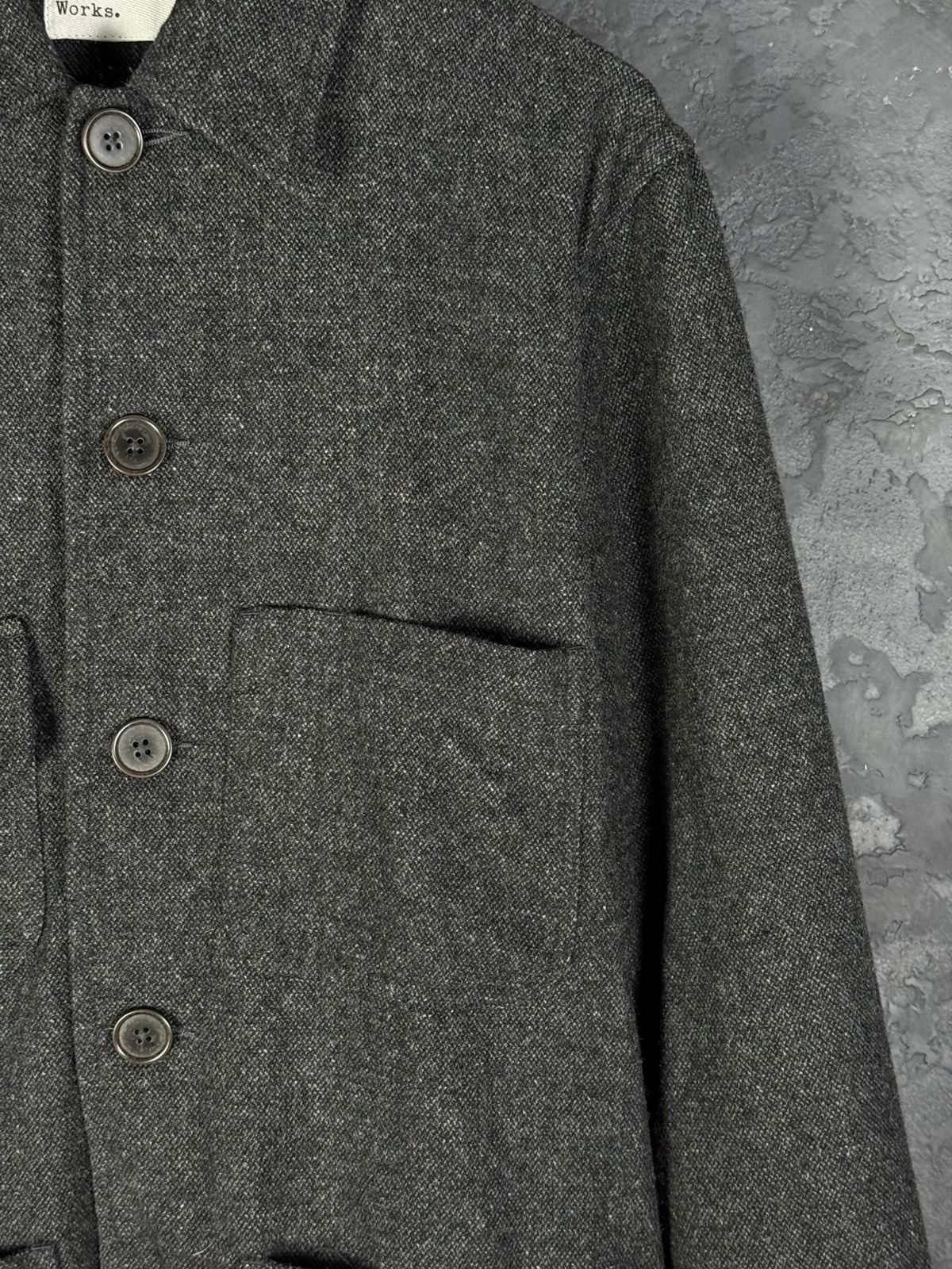 Universal Works Universal Works Merchant Jacket Grey Anders Wool Upcycled Size US M / EU 48-50 / 2 - 9 Thumbnail