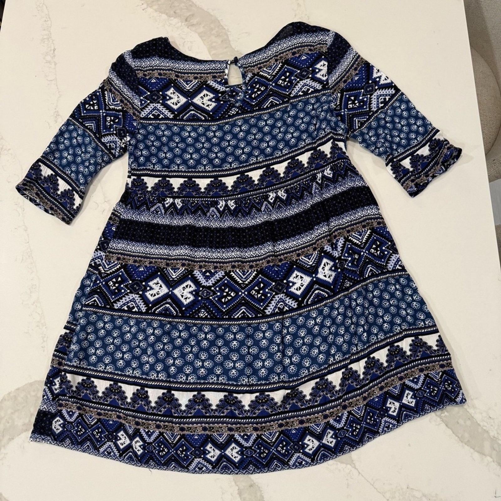 Cotton On Cotton On Bohemian Print 3/4 Sleeve Dress Women’s Size Small Size S / US 4 / IT 40 - 6 Thumbnail
