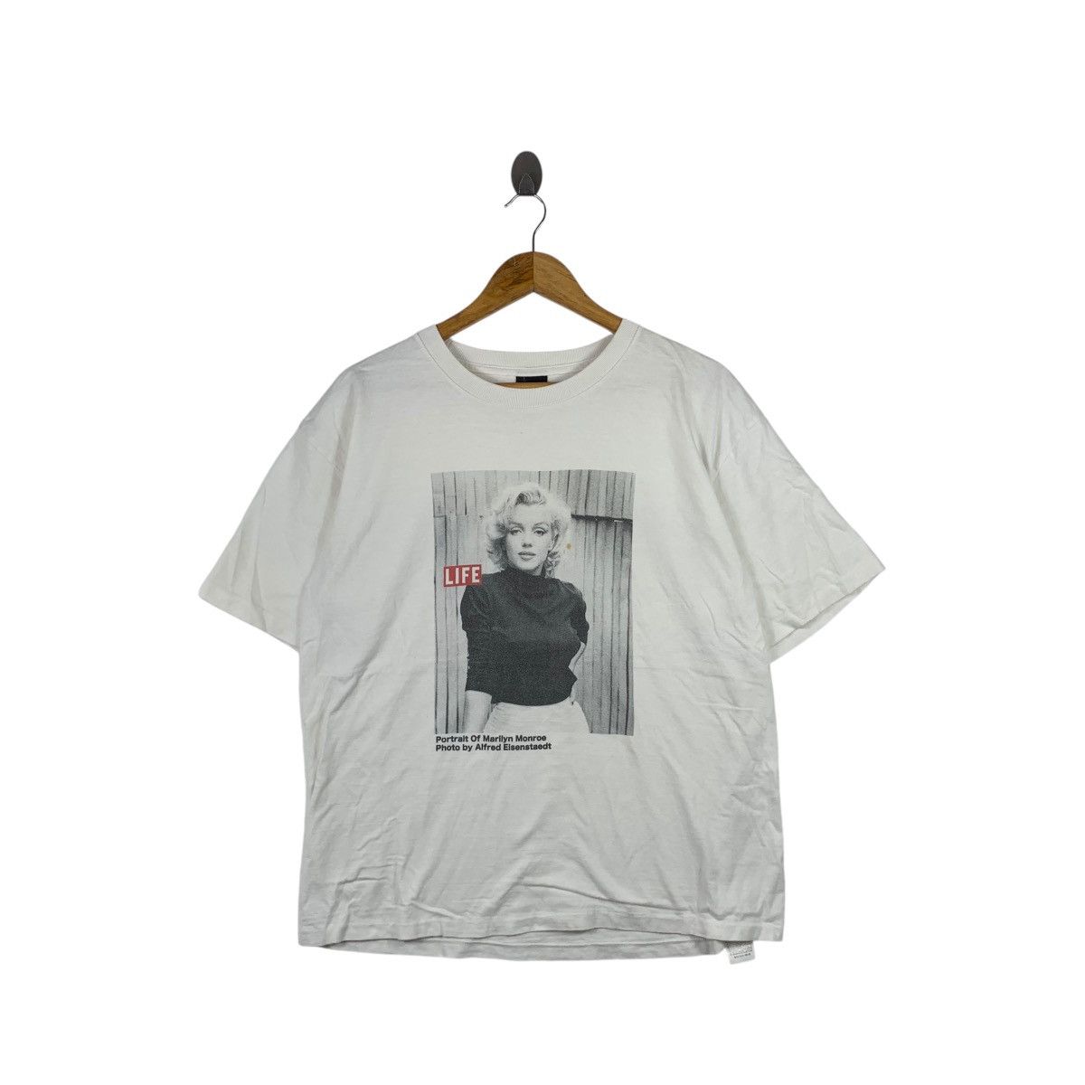 Marilyn Manson Vintage MARILYN MONROE FOTOFOLIO Alfred Eisenstaedt Tee Size L / US 10 / IT 46 - 1 Thumbnail