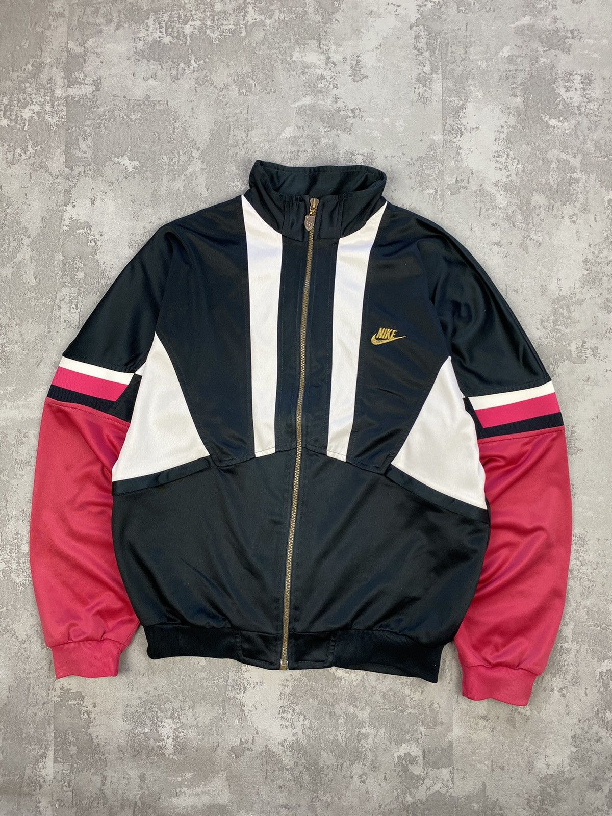 Nike × Vintage 2 x Nike Vintage Track Jacket Swoosh Logo Suit L M 80s 00s Size US M / EU 48-50 / 2 - 2 Thumbnail