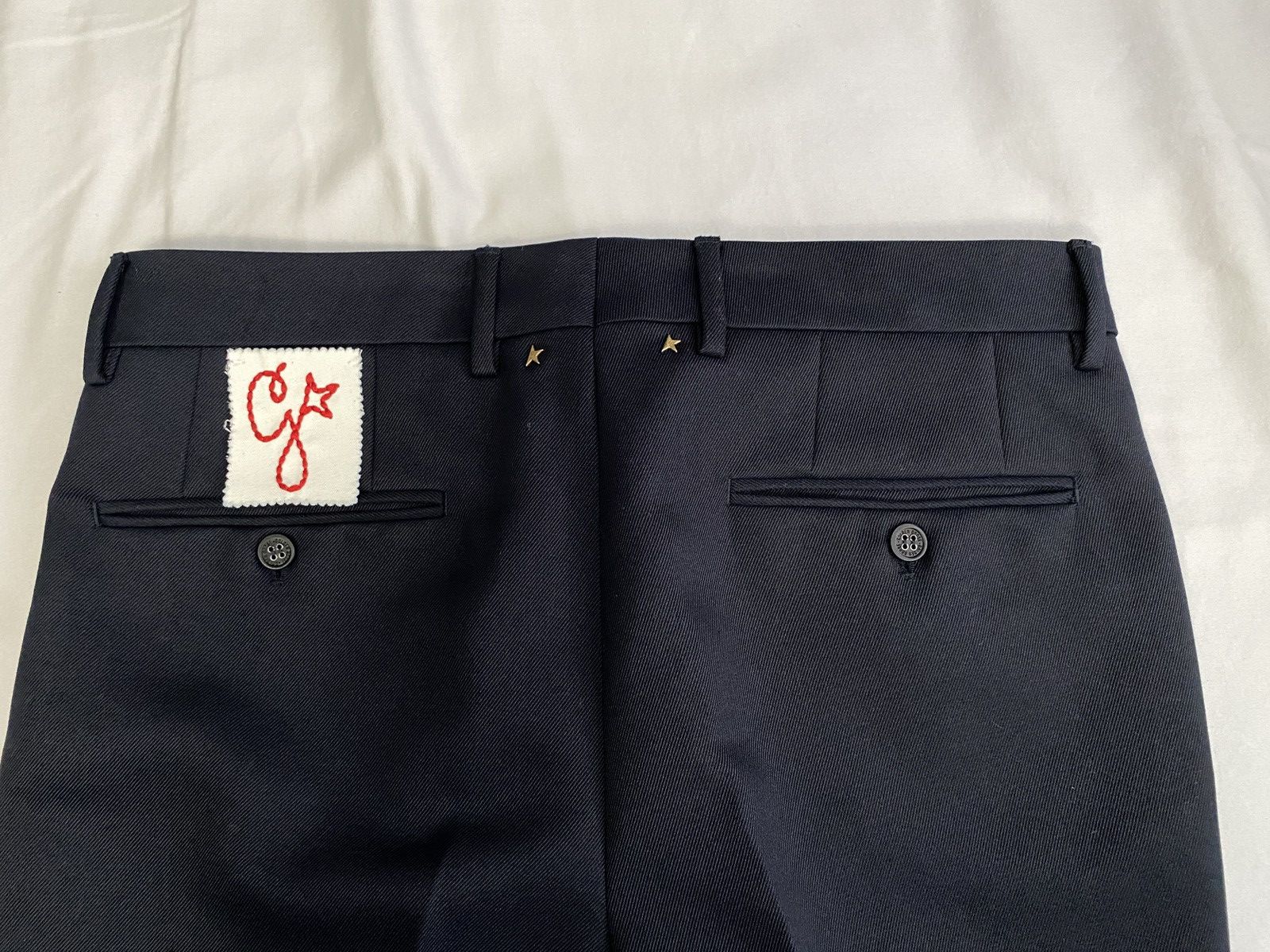 Golden Goose Golden Collection - Navy Tapered Trousers - Golden Goose Size US 34 / EU 50 - 7 Thumbnail