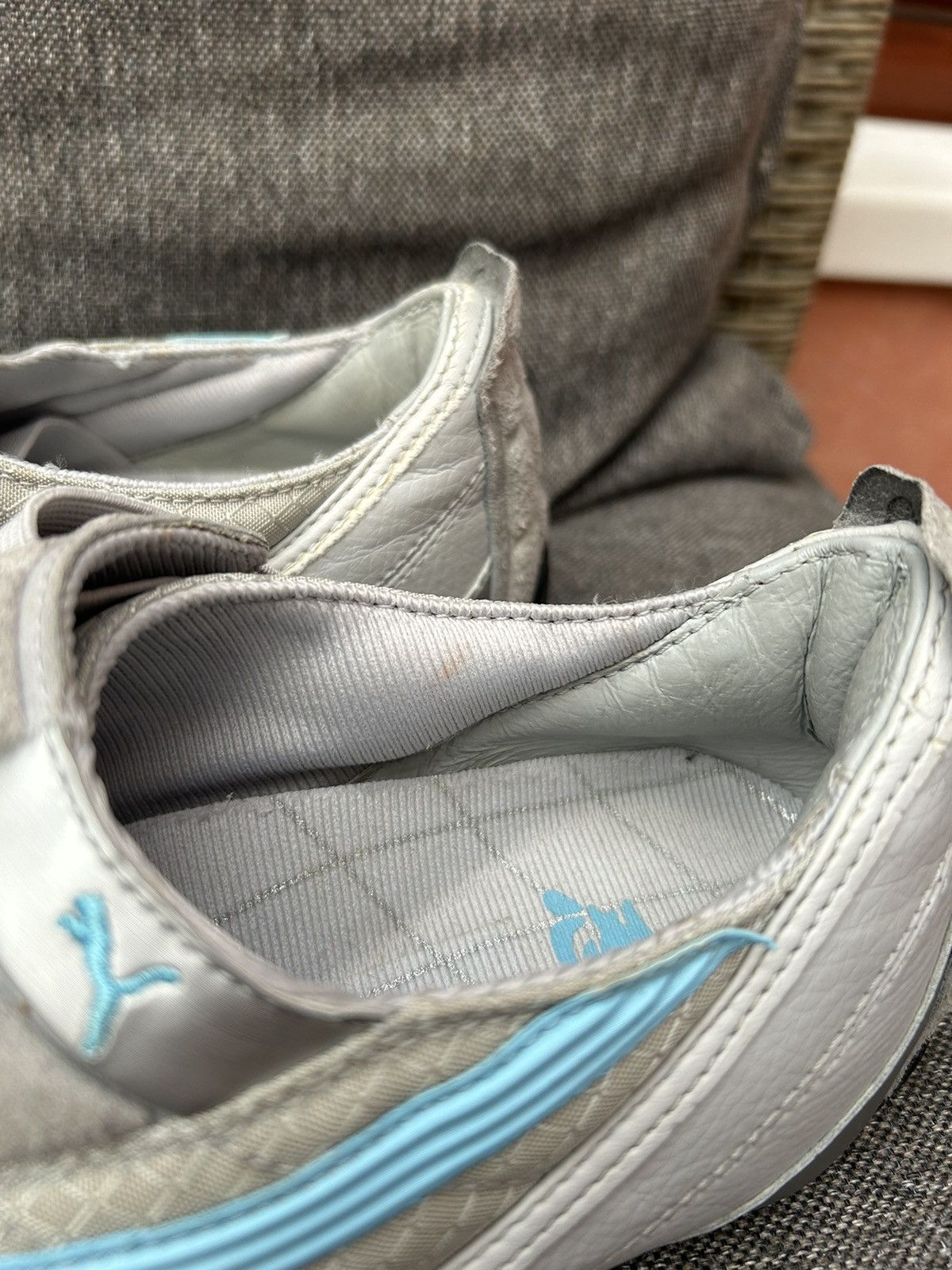Puma × Vintage Vintage Puma Uke Ripstop Leather Slip-on Low Y2k Trainers Size US 6 / IT 36 - 9 Thumbnail