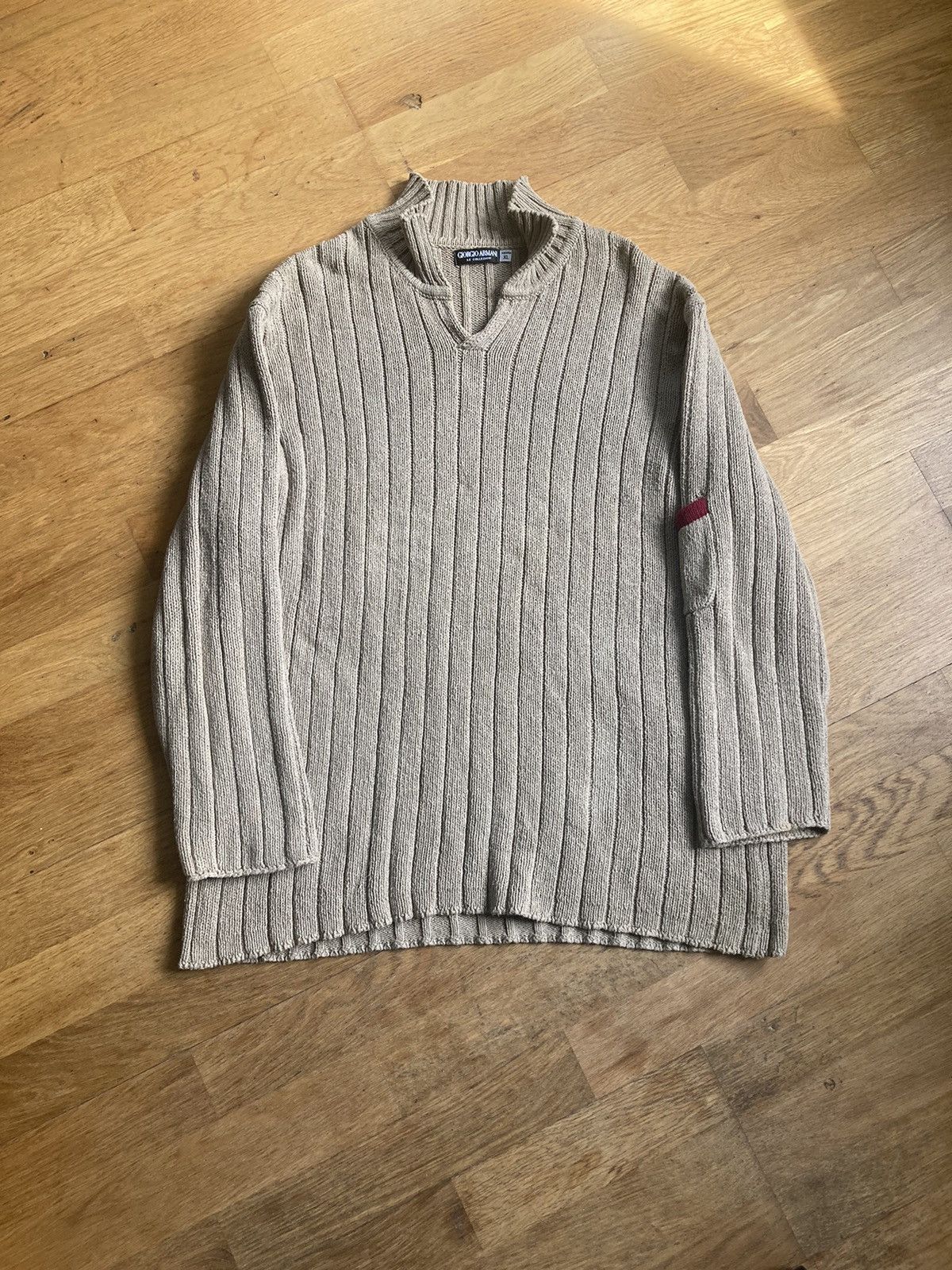 トップス Armani 90s Vintage Washed Knit Vintage 90s 'armani' Knitted Top - Etsy