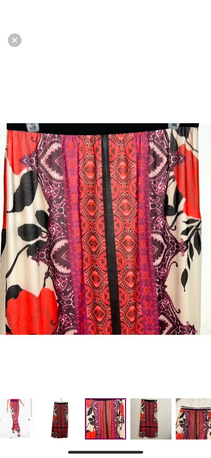 Chicos Chicos small mixed media print skirt Size 27" / US 4 / IT 40 - 2 Thumbnail