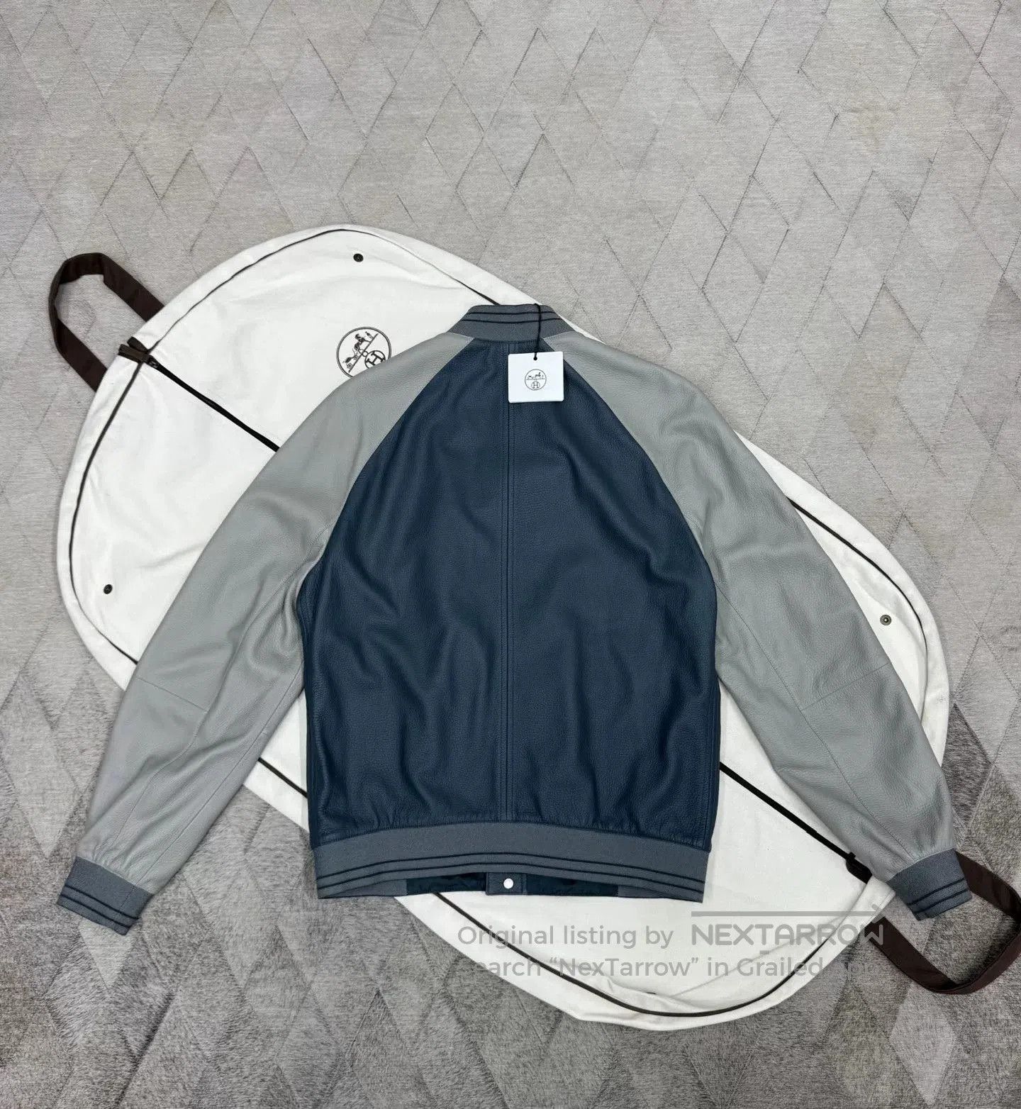 Hermes Hermes Reindeer Leather Baseball Jacket. Size US M / EU 48-50 / 2 - 5 Thumbnail