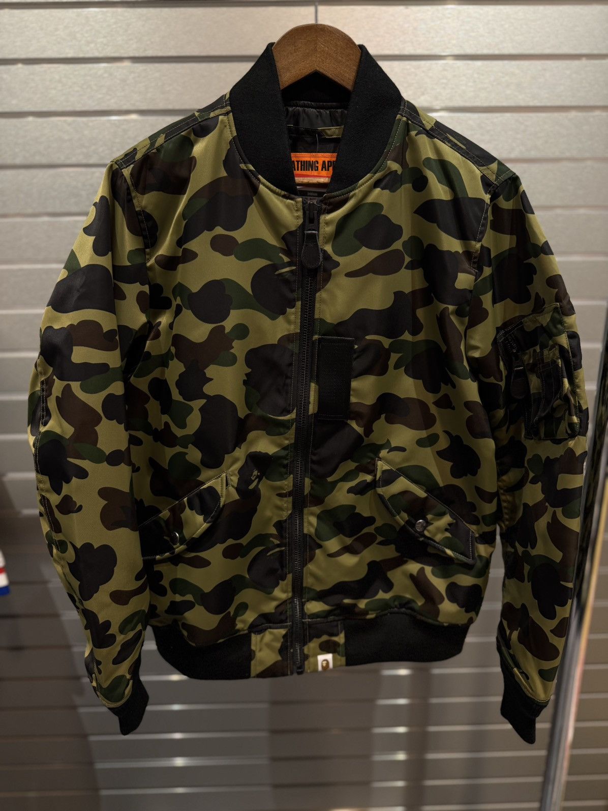 Bape A Bathing Ape Bape Camo MA-1 Flight Jacket Size (M) Size US M / EU 48-50 / 2 - 15 Thumbnail