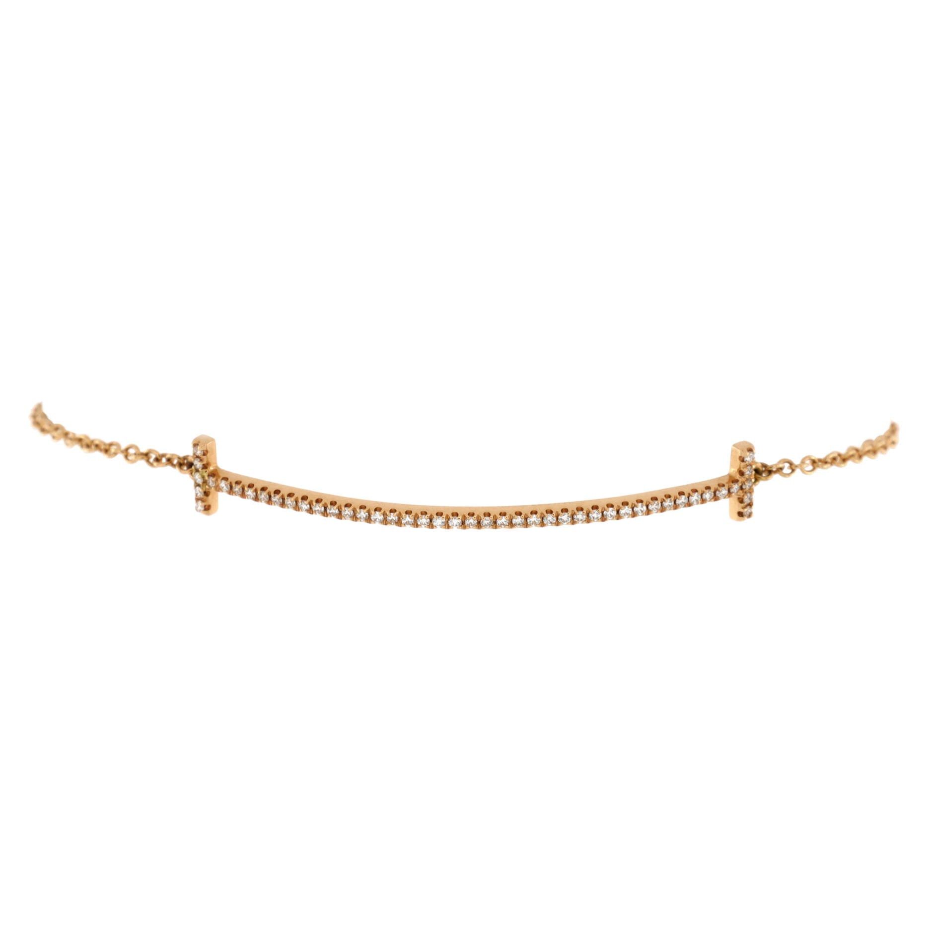 Tiffany & Co. T Smile Chain Bracelet Size ONE SIZE - 1 Thumbnail