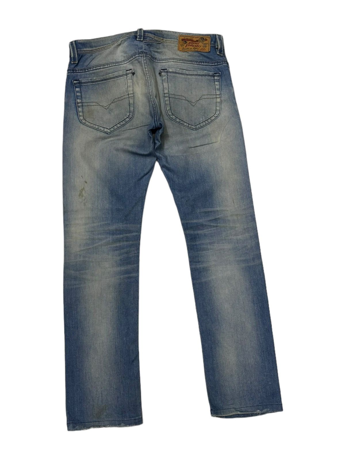 Diesel DIESEL JEANS DISTRESS THANAZ SLIM SKINNY JEANS Size US 32 / EU 48 - 4 Thumbnail