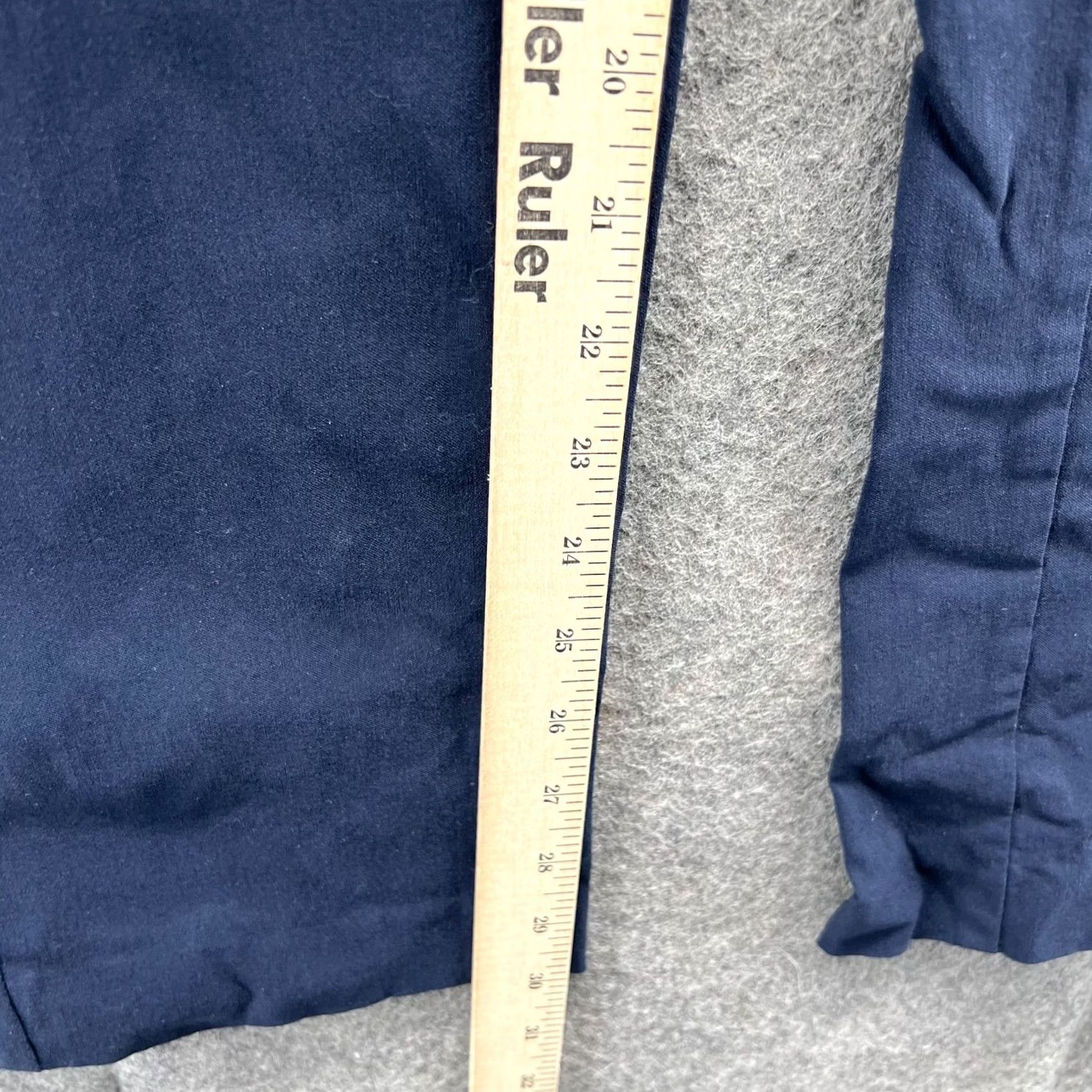 Tommy Hilfiger Tommy Hilfiger Dress Pants Mens 34x32 Blue Stretch Chino Flat Rayon Trouser Size US 34 / EU 50 - 5 Thumbnail
