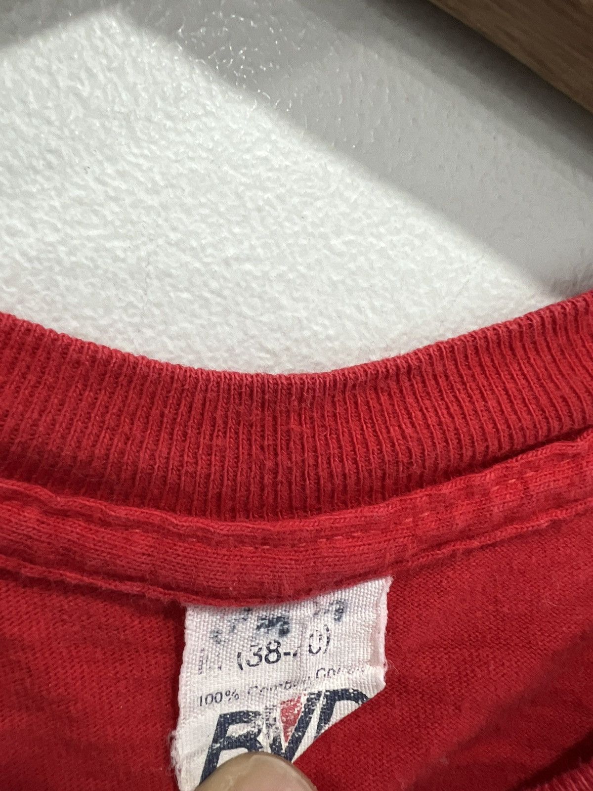 Japanese Brand Vintage 90s Blank Tee Shirt pocket single stitch Size US M / EU 48-50 / 2 - 3 Thumbnail