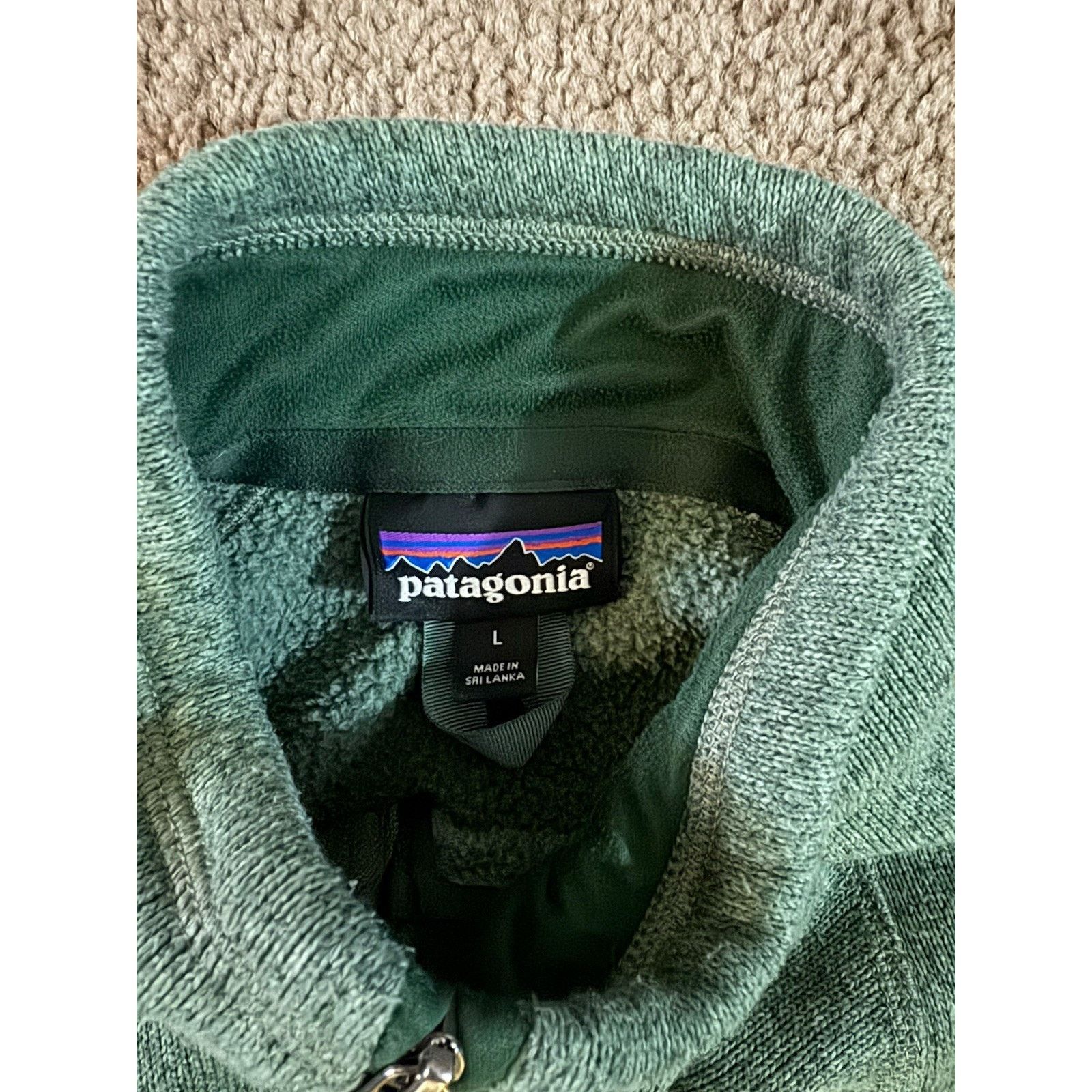 Patagonia Patagonia Women’s Forest Green Fleece Jacket Size Large Size L / US 10 / IT 46 - 4 Thumbnail