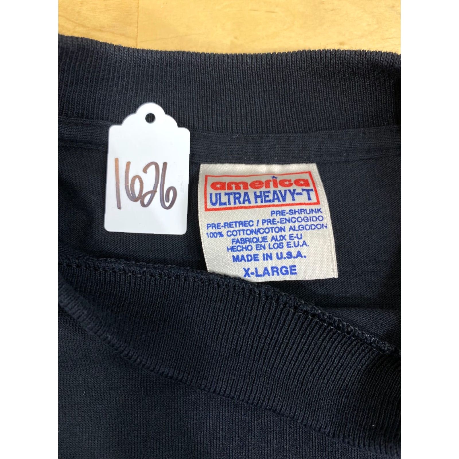 Vintage America Ultra Heavy-T T-Shirt Black Best Data 3D Arcade FX XL Short Sleeve Unbranded Unisex Graphic Tee 1990s Cotton Size US XL / EU 56 / 4 - 4 Thumbnail