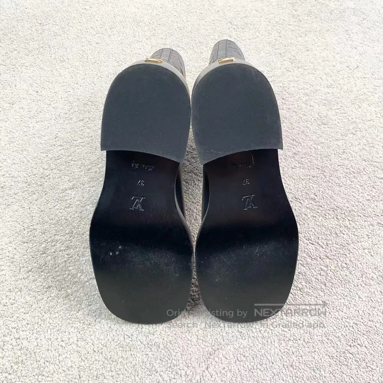 Louis Vuitton Louis Vuitton Old-Fashioned Embossed Ankle Boots, Mid-Calf Size US 6.5 / IT 36.5 - 7 Thumbnail