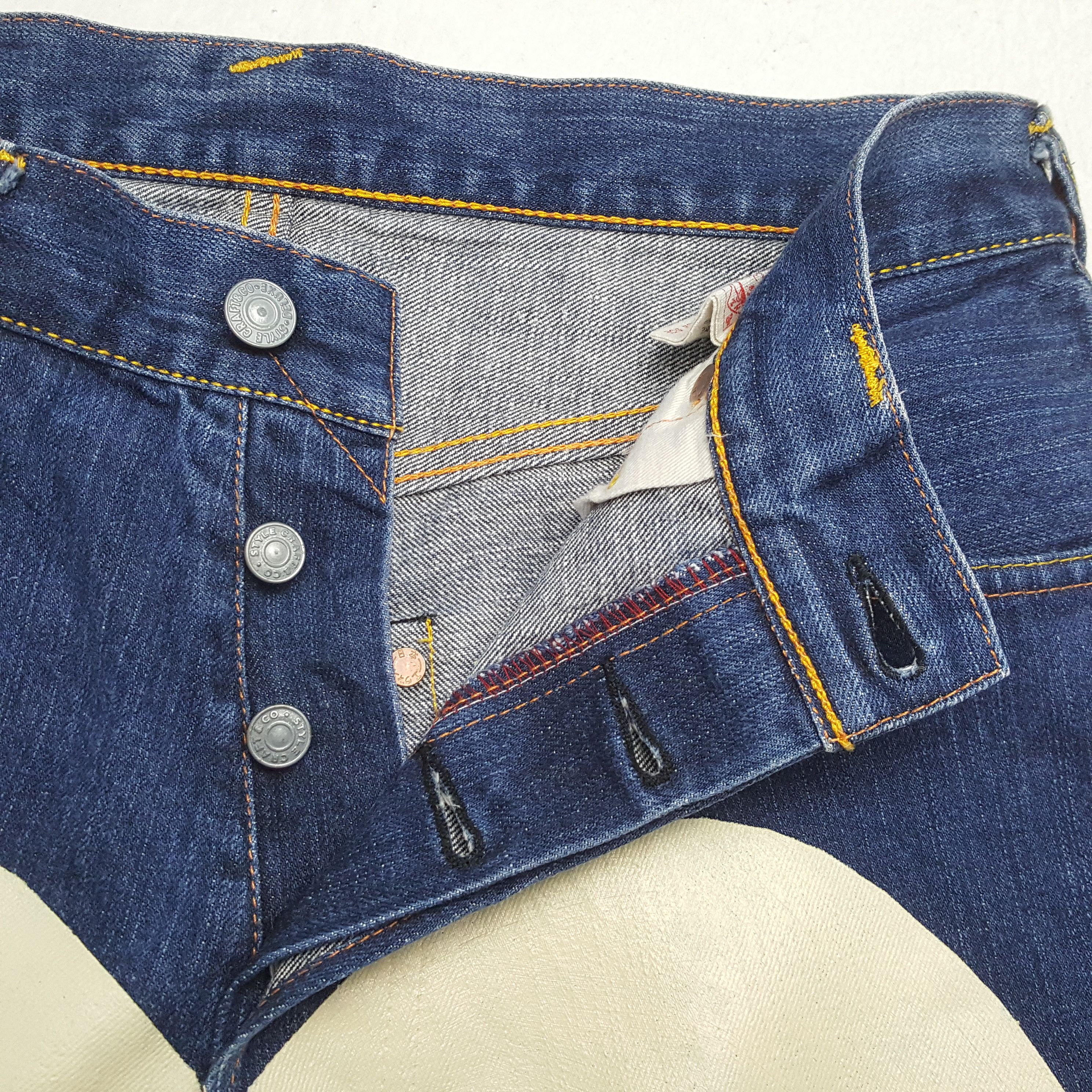 Evisu EVISU Japanese Brand Streetwear Custom Daicock Short Jeans Size US 30 / EU 46 - 9 Thumbnail