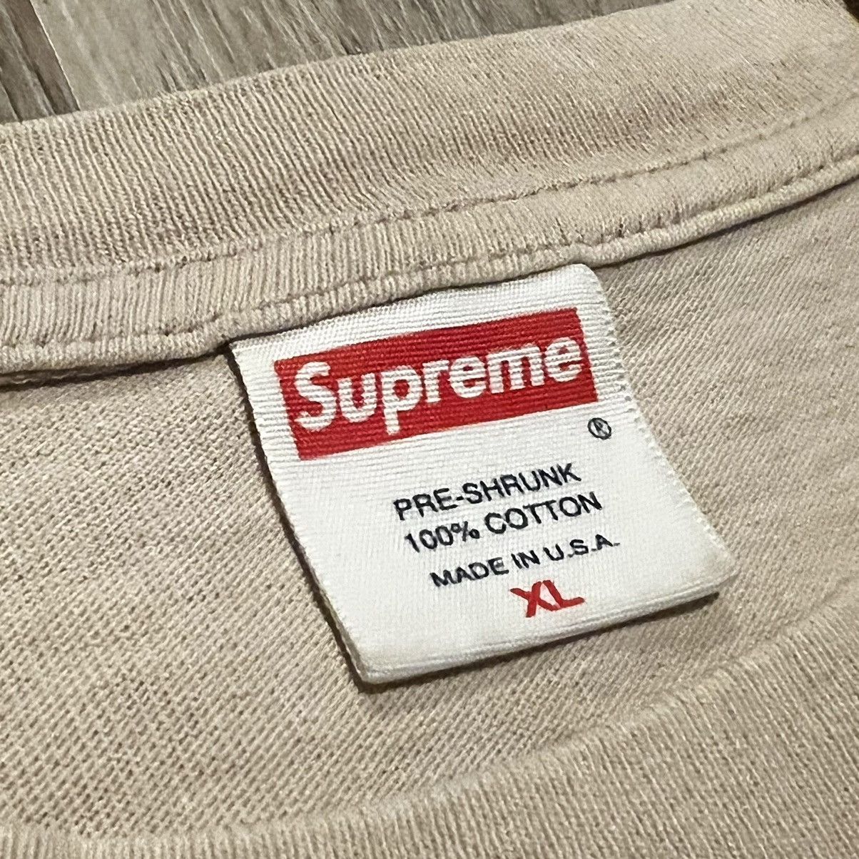 Supreme Supreme Tan Bogo Tan Box logo tee Sand bogo tonal 2003 tee Size US XL / EU 56 / 4 - 12 Thumbnail