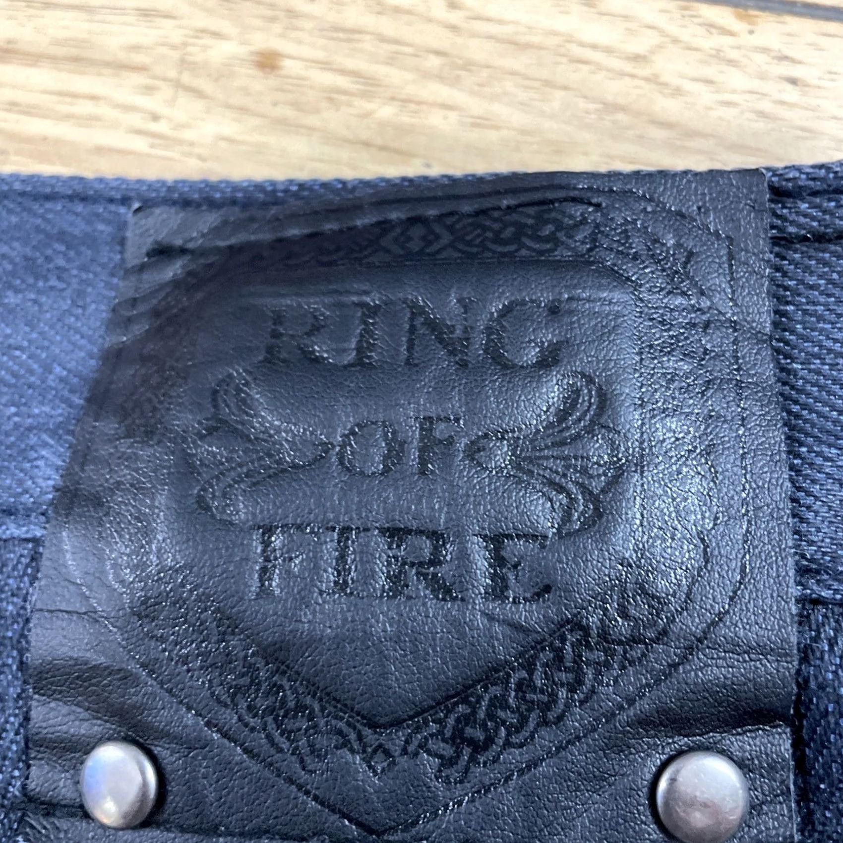 Ring Of Fire RING OF FIRE Men Jeans 36x30 Slim Straight LA Denim Dark Blue Zip Pockets Rocker" Size US 36 / EU 52 - 7 Thumbnail