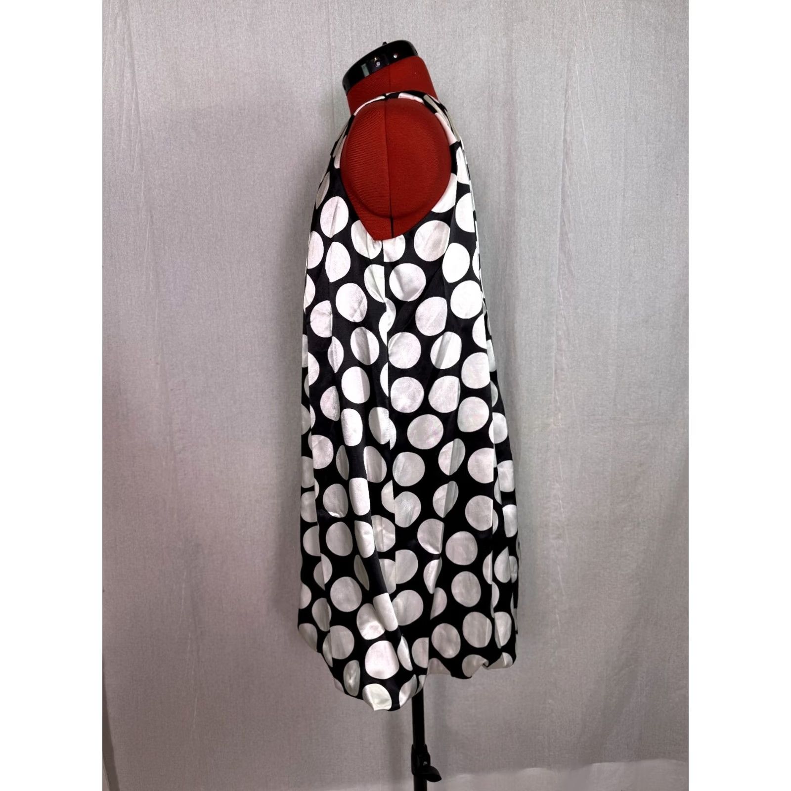 Layer 8 Sandra Darren Womens Dress L Polka Dot Sleeveless Layer Multicolor D873 Size L / US 10 / IT 46 - 3 Thumbnail