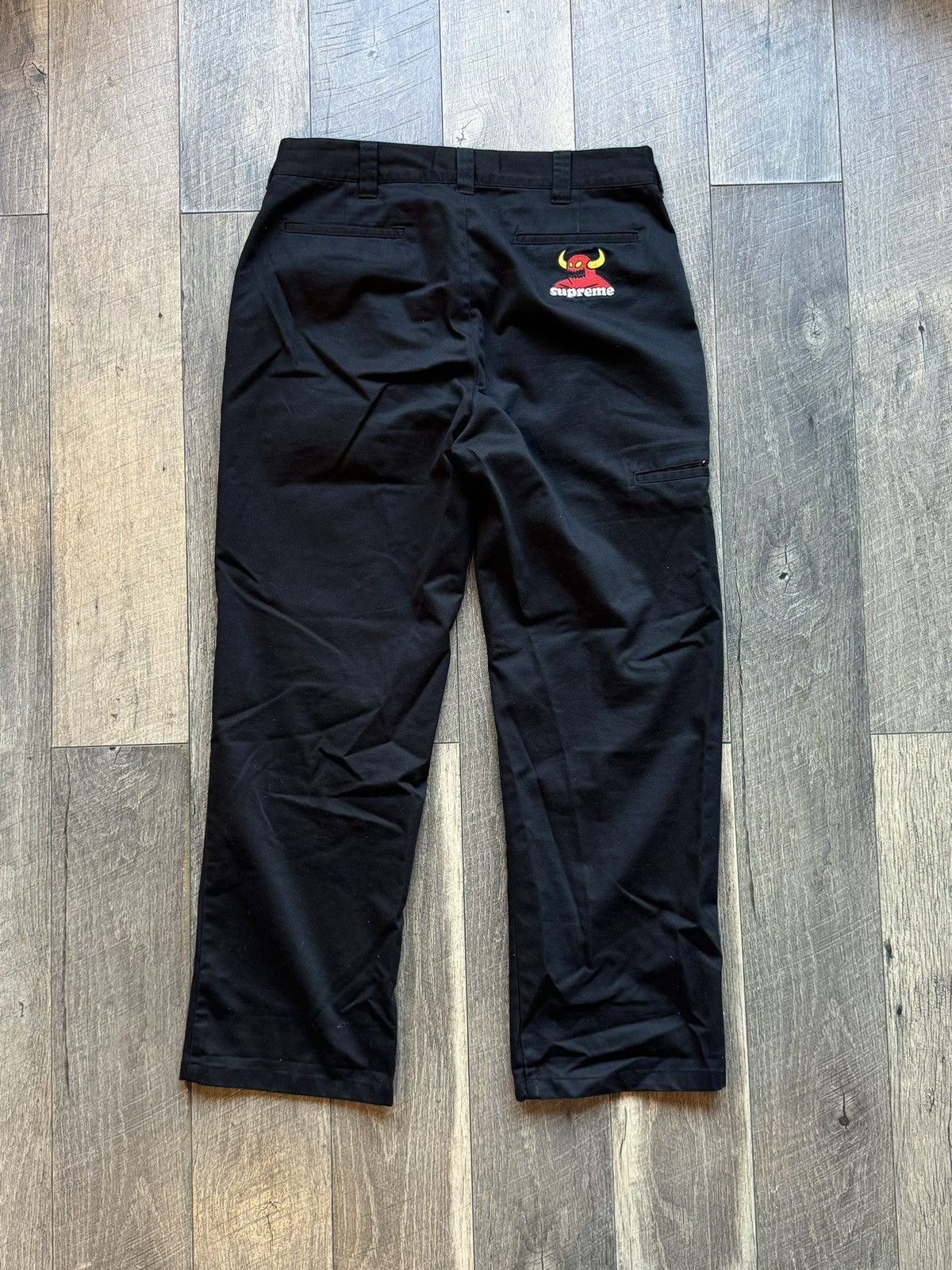 Supreme × Toy Machine Supreme Toy Machine Work Pants Black