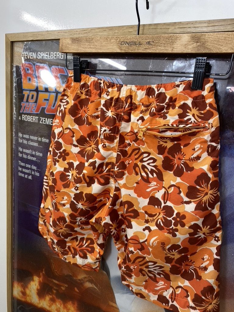 Bape 00s Vintage Bape Aloha Floral Camo Shorts Size 22" - 5 Thumbnail