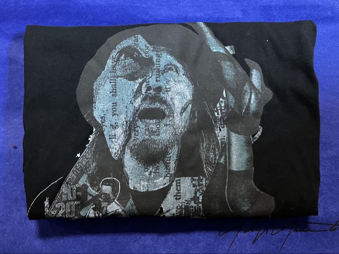 Yohji Yamamoto Yohji Yamamoto pour homme I'm hyperventilating long T Size US L / EU 52-54 / 3 - 3 Thumbnail