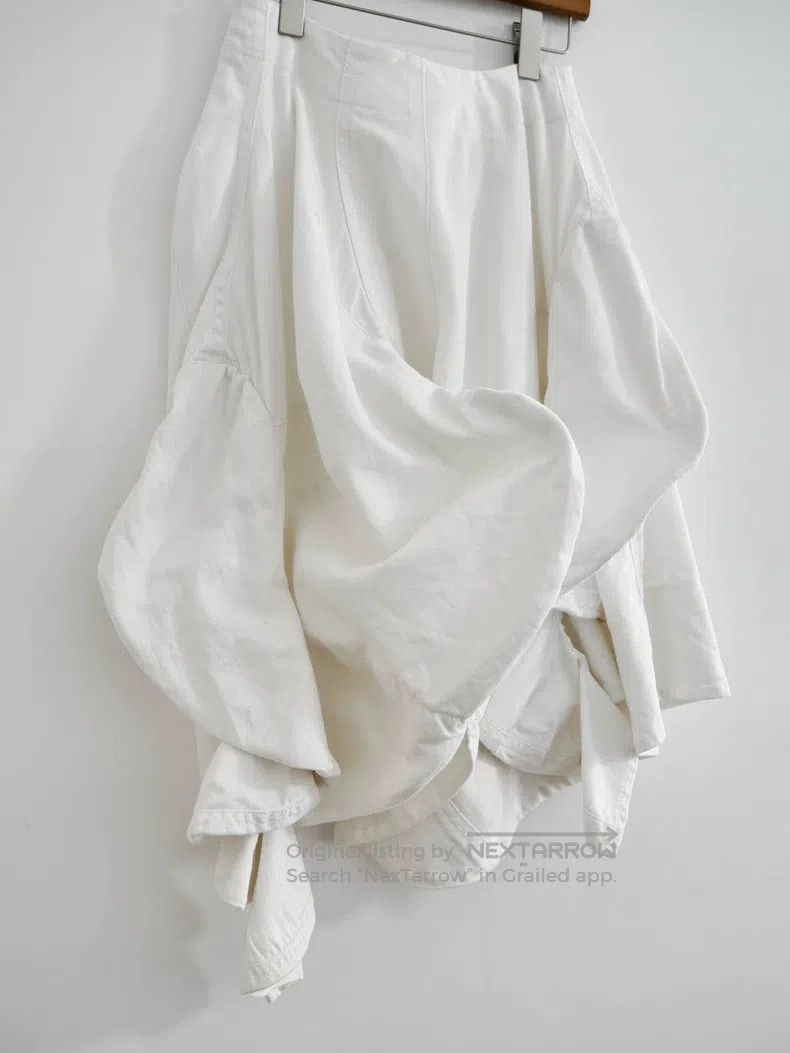 Comme des Garcons Comme Des Garcons size S Deconstructed Asymmetrical Skirt Size 22" - 6 Thumbnail