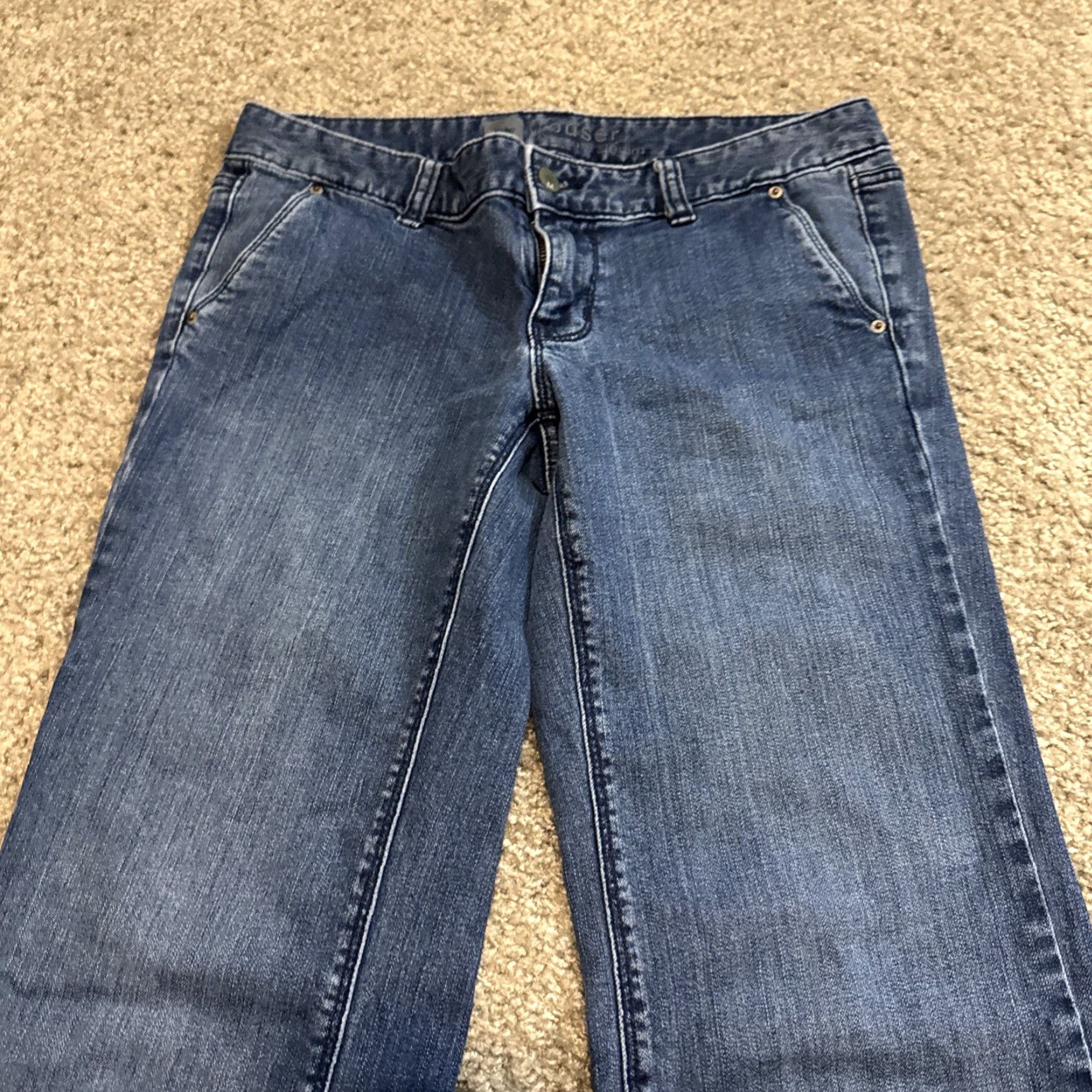Mossimo Mossimo Denim Jeans Women Flare Boot Cut Low Rise 6 Blue Size 28" / US 6 / IT 42 - 3 Thumbnail