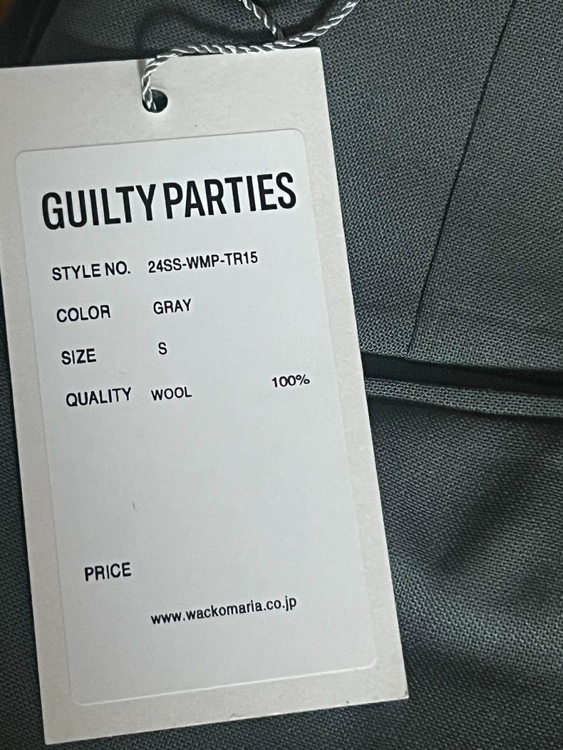 Wacko Maria Wacko Maria Straight wool casual dress pants 2503-Nextarrow Size 38S - 5 Thumbnail