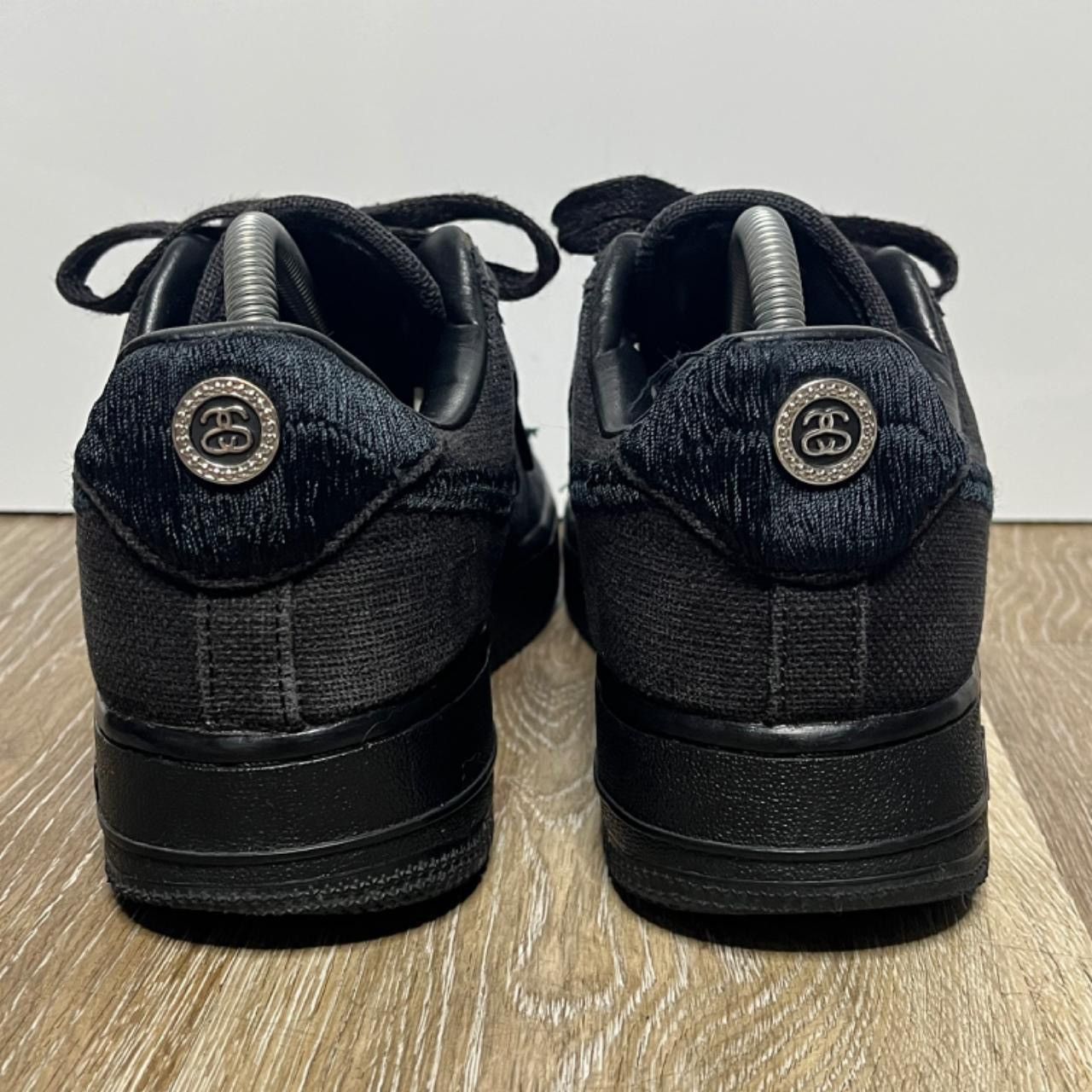 Nike × Stussy Stussy AF1 low black canvas Size US 7.5 / EU 40-41 - 5 Thumbnail