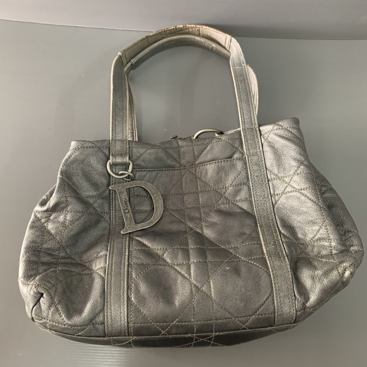Christian Dior Monsieur Christian Dior Leather Boston Bag Size ONE SIZE - 5 Thumbnail