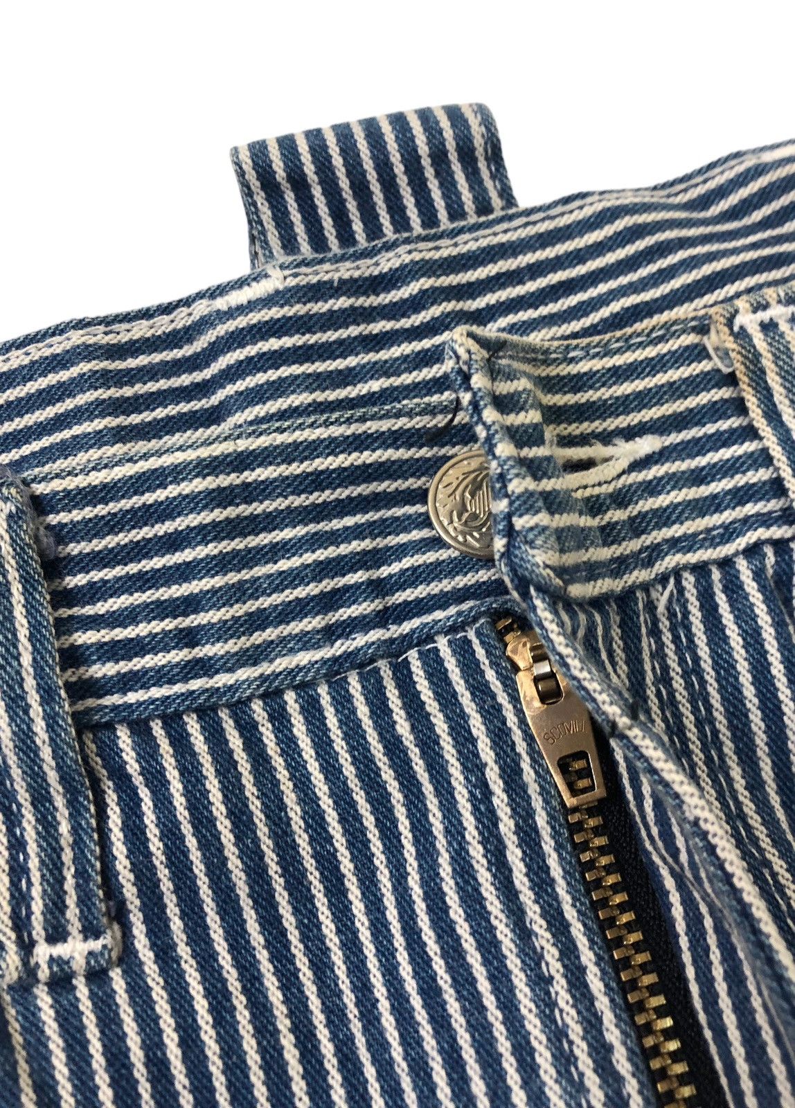 Japanese Brand × Pointer × Vintage Vintage Pointer Hickory Stripe Carpenter Pants Size US 31 - 11 Thumbnail