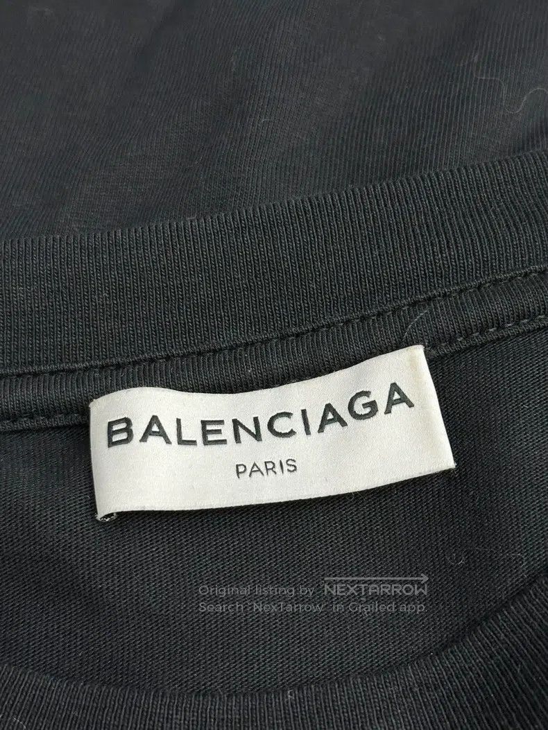 Balenciaga Balenciaga Black letter logo short sleeve T-shirt top Size US S / EU 44-46 / 1 - 4 Thumbnail