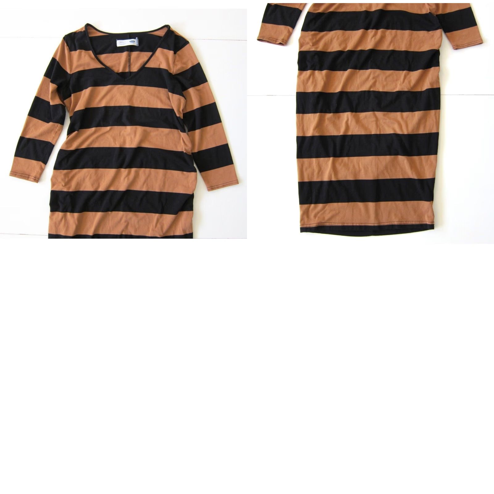 Old Navy Old Navy Stretch Stripe 3/4 Sleeve Bodycon Maternity Dress M Size M / US 6-8 / IT 42-44 - 8 Thumbnail