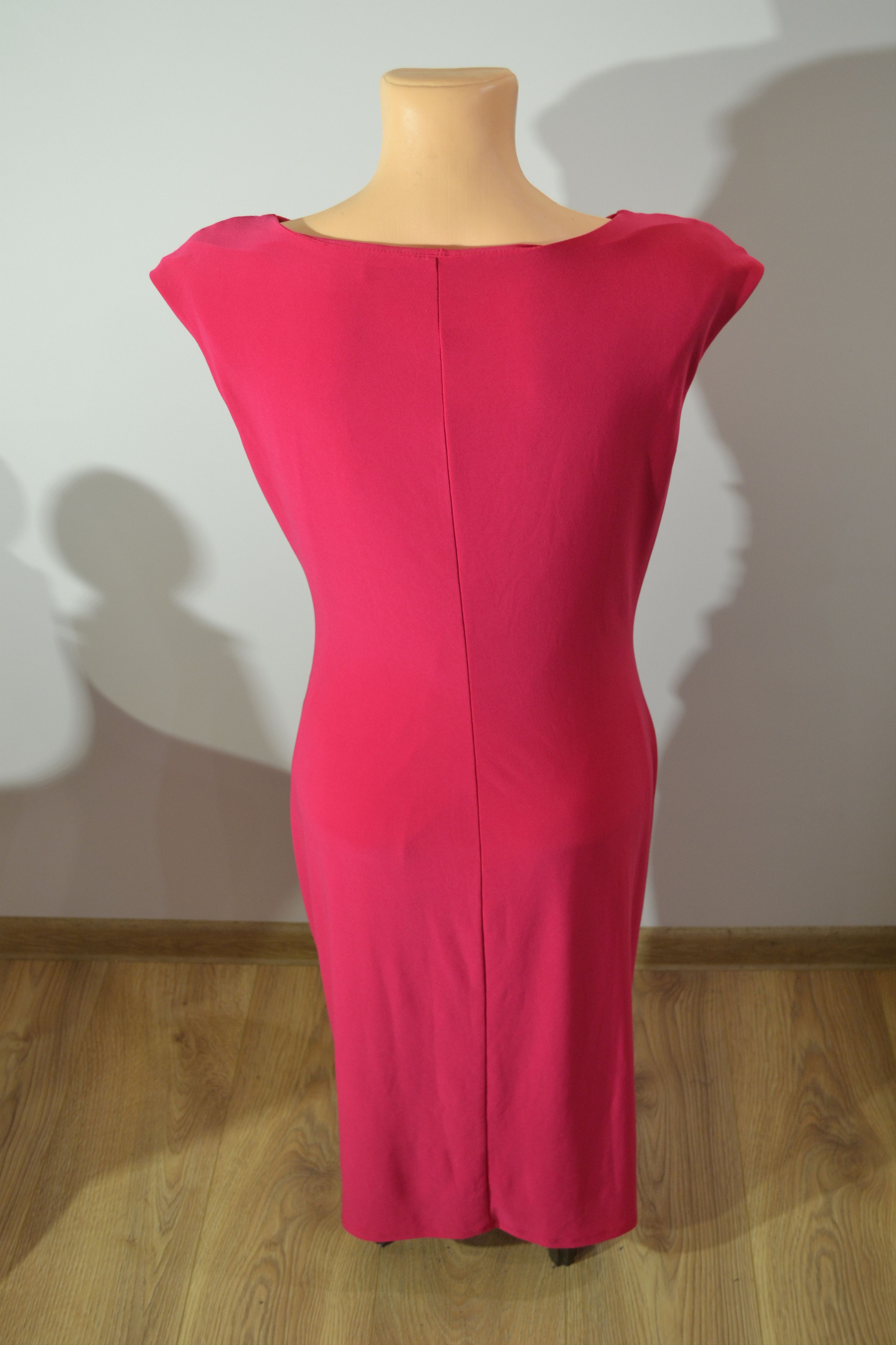 Lauren Ralph Lauren Vintage Lauren Ralph Lauren Red Draped Midi Dress | Size M Size M / US 6-8 / IT 42-44 - 6 Thumbnail
