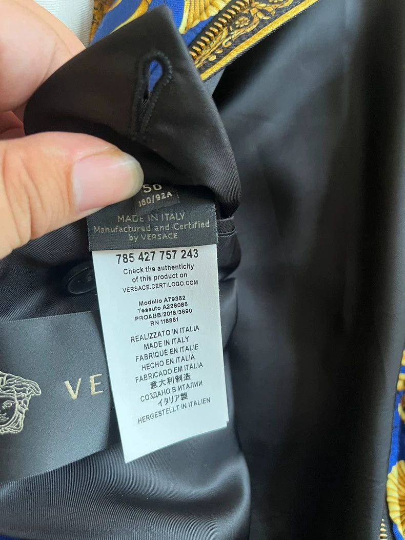 Versace Versace Cotton jacket top Size US L / EU 52-54 / 3 - 7 Thumbnail