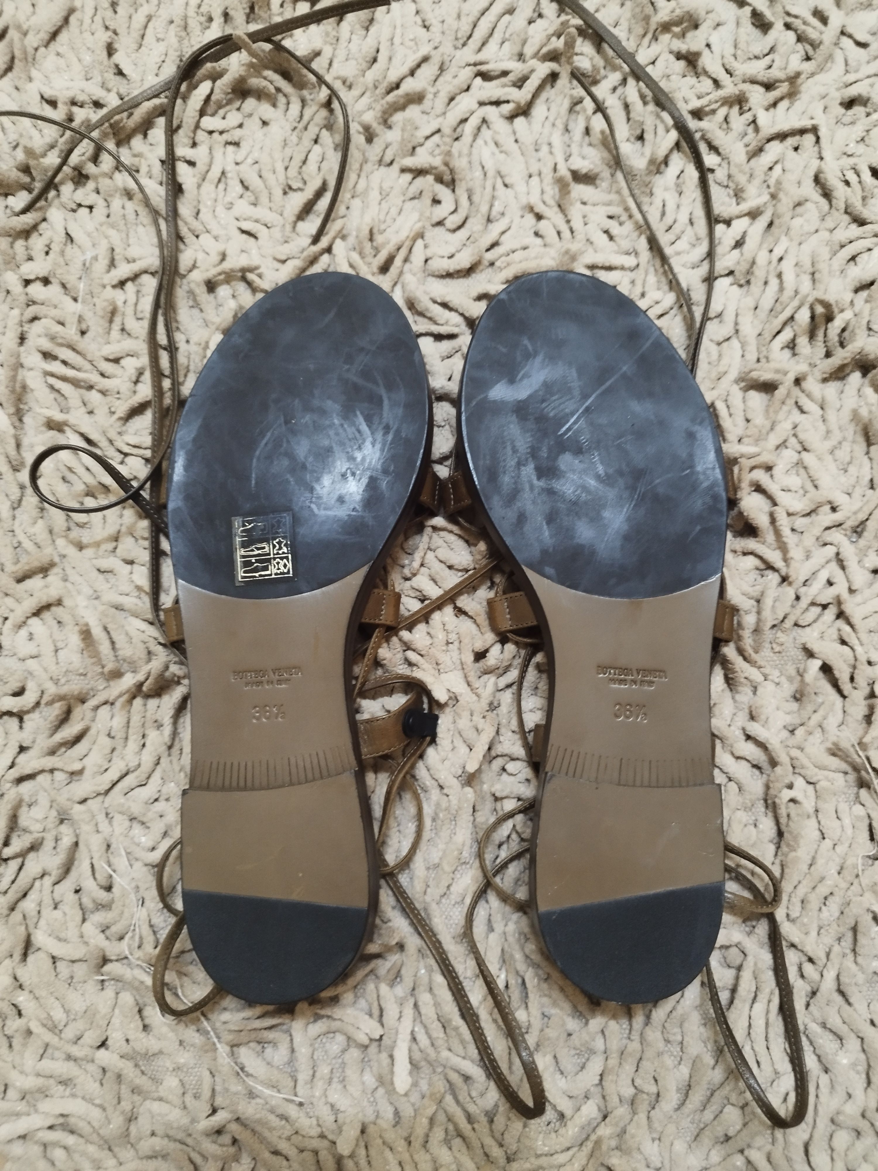 Bottega Veneta Bottega Veneta Gladiator Sandal Lace Up Size US 6 / IT 36 - 6 Thumbnail