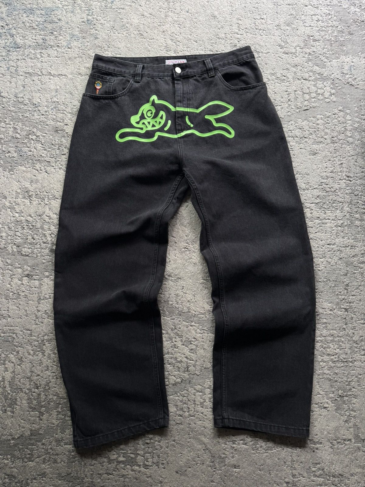 Billionaire Boys Club × Icecream RUNNING DOG DENIM - BLACK / L