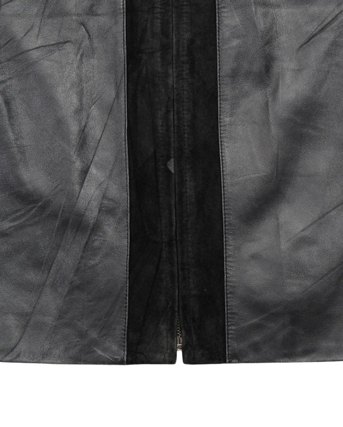 Vintage SS2003 YK038 SUEDE/LAMBSKINS LEATHER JACKET Size M / US 6-8 / IT 42-44 - 4 Thumbnail