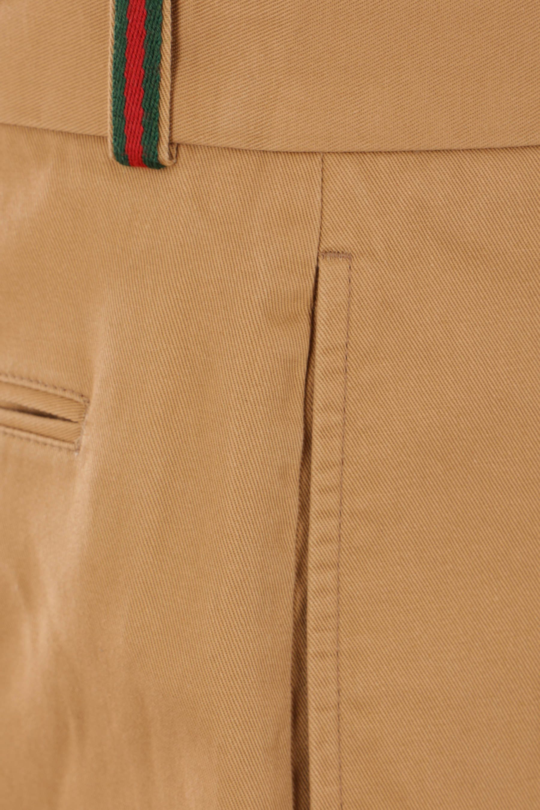 Gucci o1mt1gz0525 Cotton Drill Pant in Beige Size US 40 / EU 56 - 3 Thumbnail