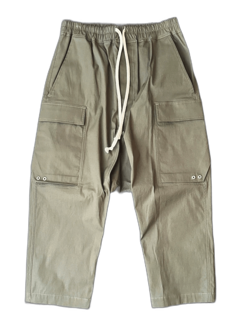 Rick Owens designer harem pants in military green Size US 44 / EU 60 - 1 Thumbnail