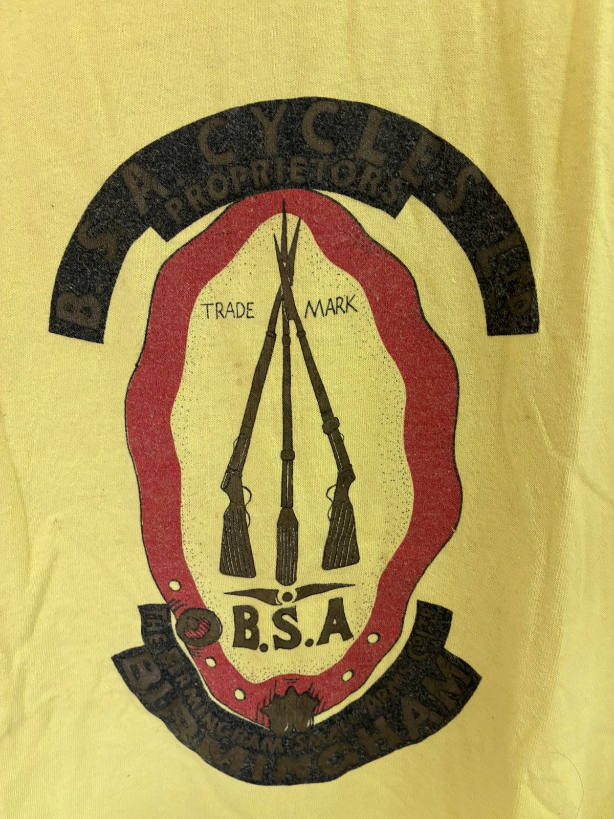 Vintage Vintage 90s BSA Motorcycle Goldstar t shirt Size US XL / EU 56 / 4 - 5 Thumbnail
