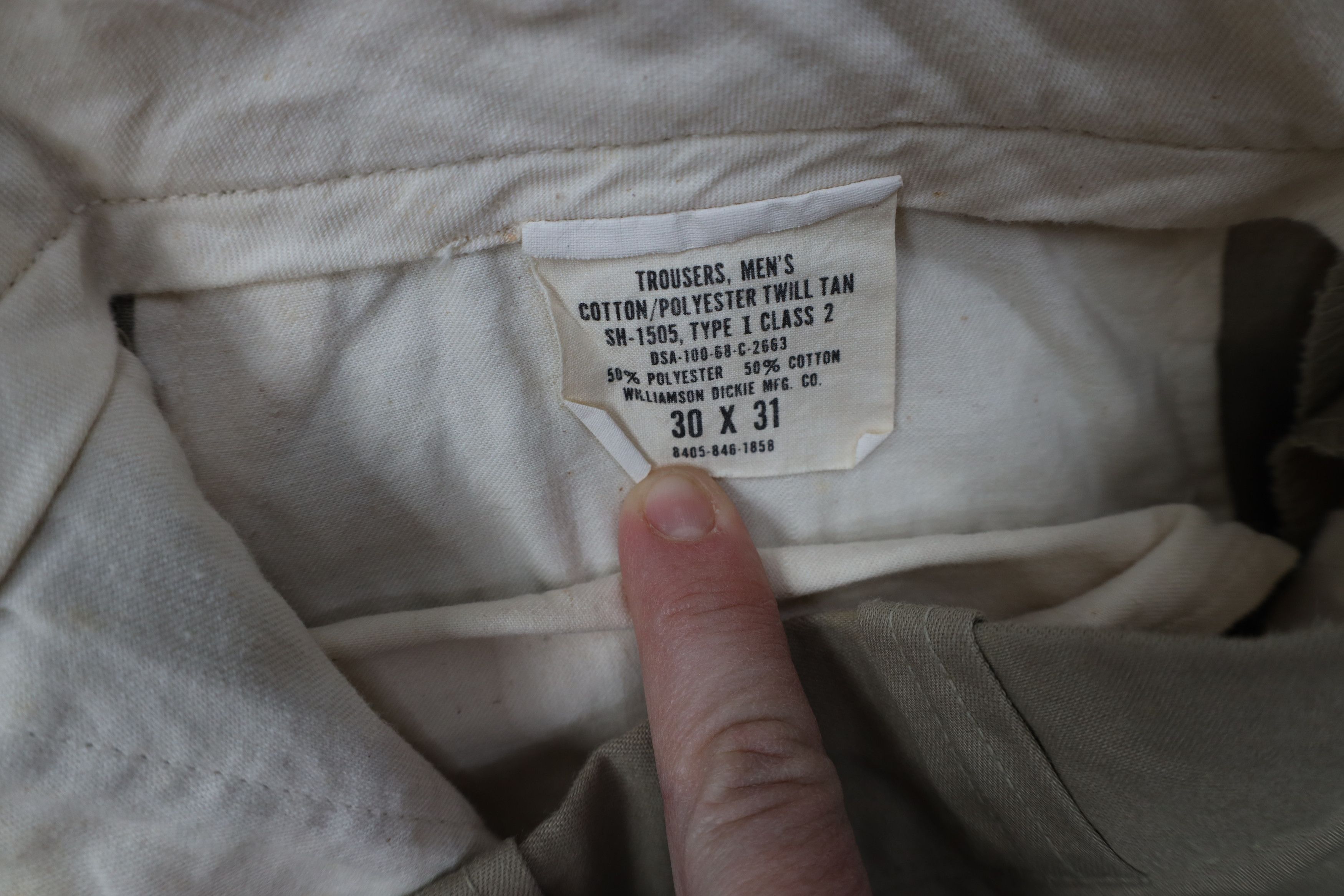 Dickies Vintage 60s Vietnam War USGI Dickies SH 1505 Pants USA Size US 30 / EU 46 - 8 Thumbnail